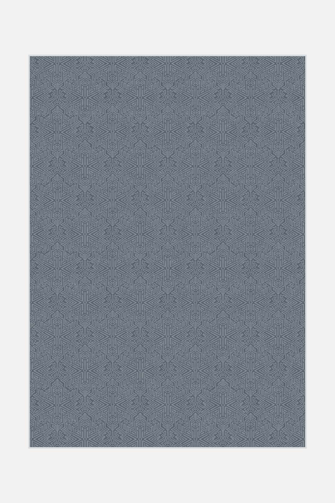 teppana-schneeflocke-frost-teppich-waschbarer-geometrischer-indoor-teppich image 1