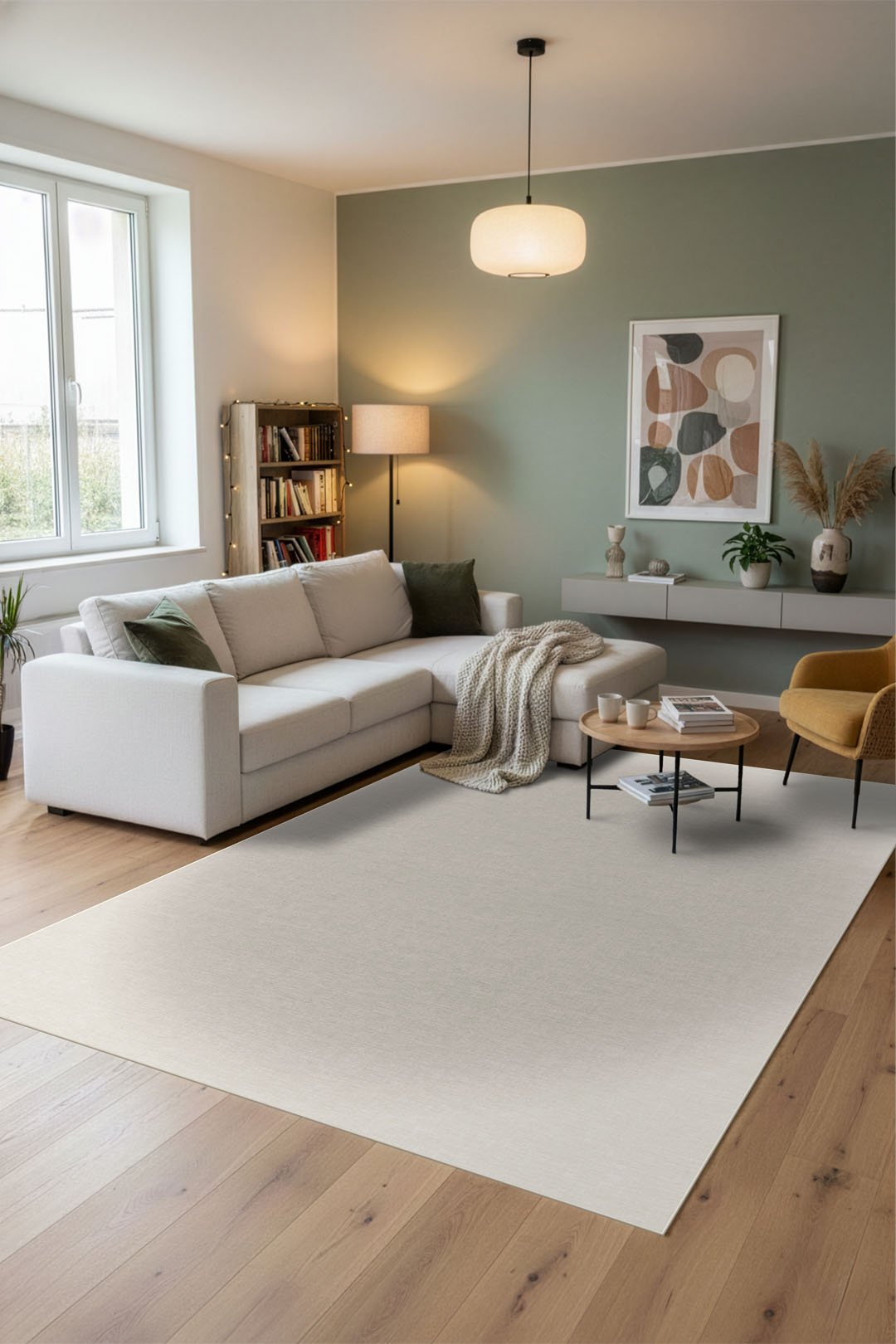 teppana-aura-beige-teppich-waschbarer-indoor-teppich-beige image 4