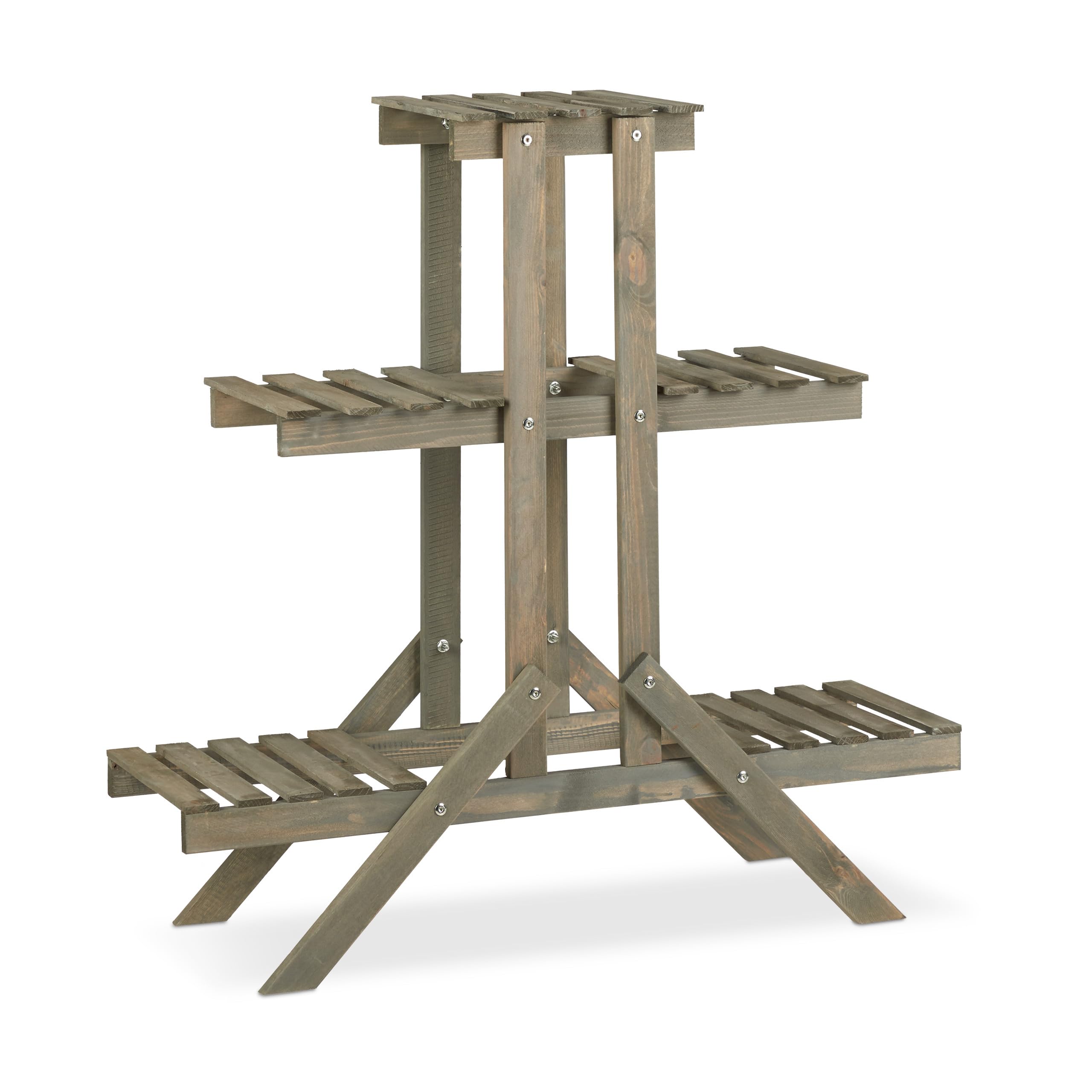 relaxdays-blumentreppe-holz-3-stufen-blumenregal-grau-83-x-83-x-28-cm image 8