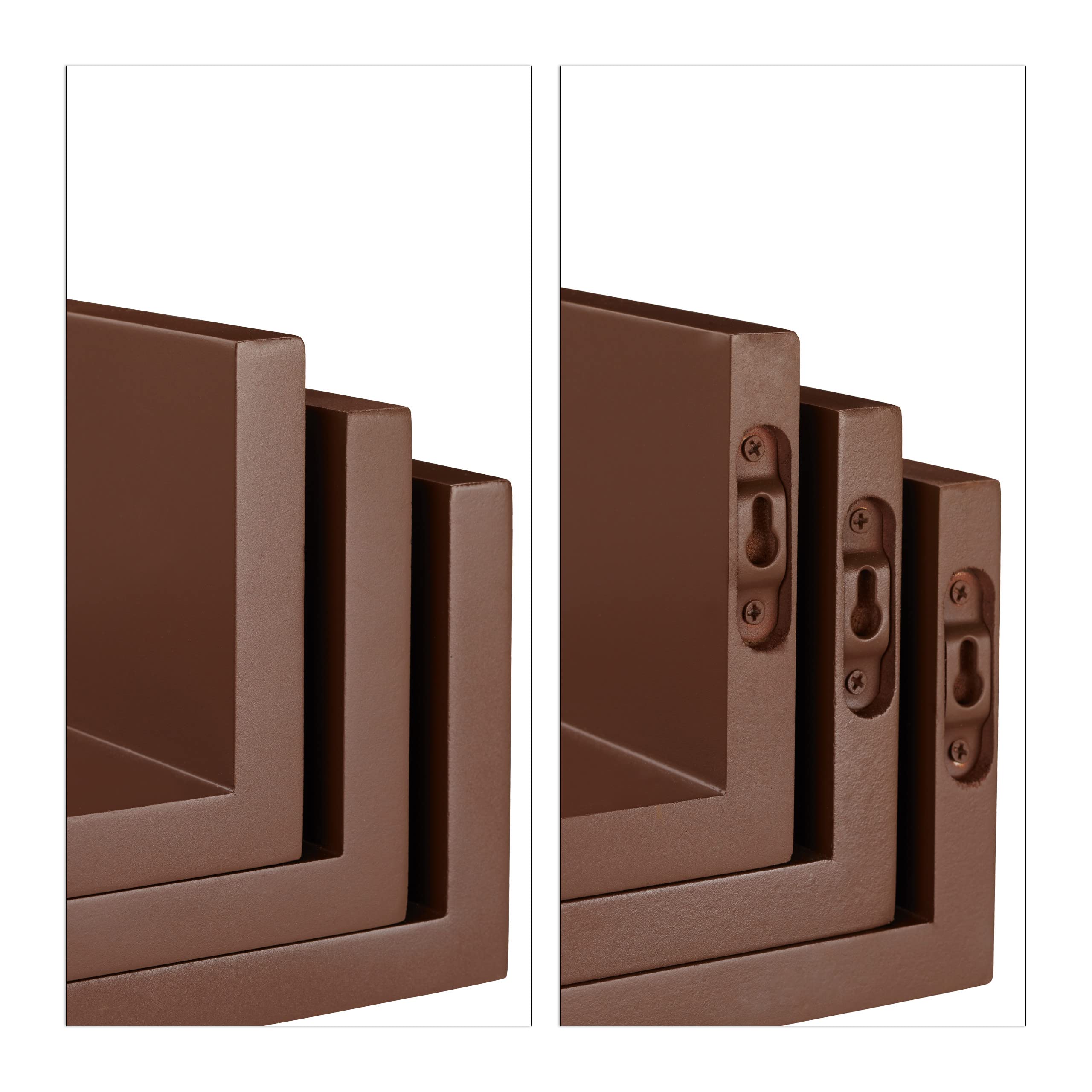 relaxdays-wandregal-u-form-3er-set-15cm-tiefe-h-ngeregal-mdf-braun image 5