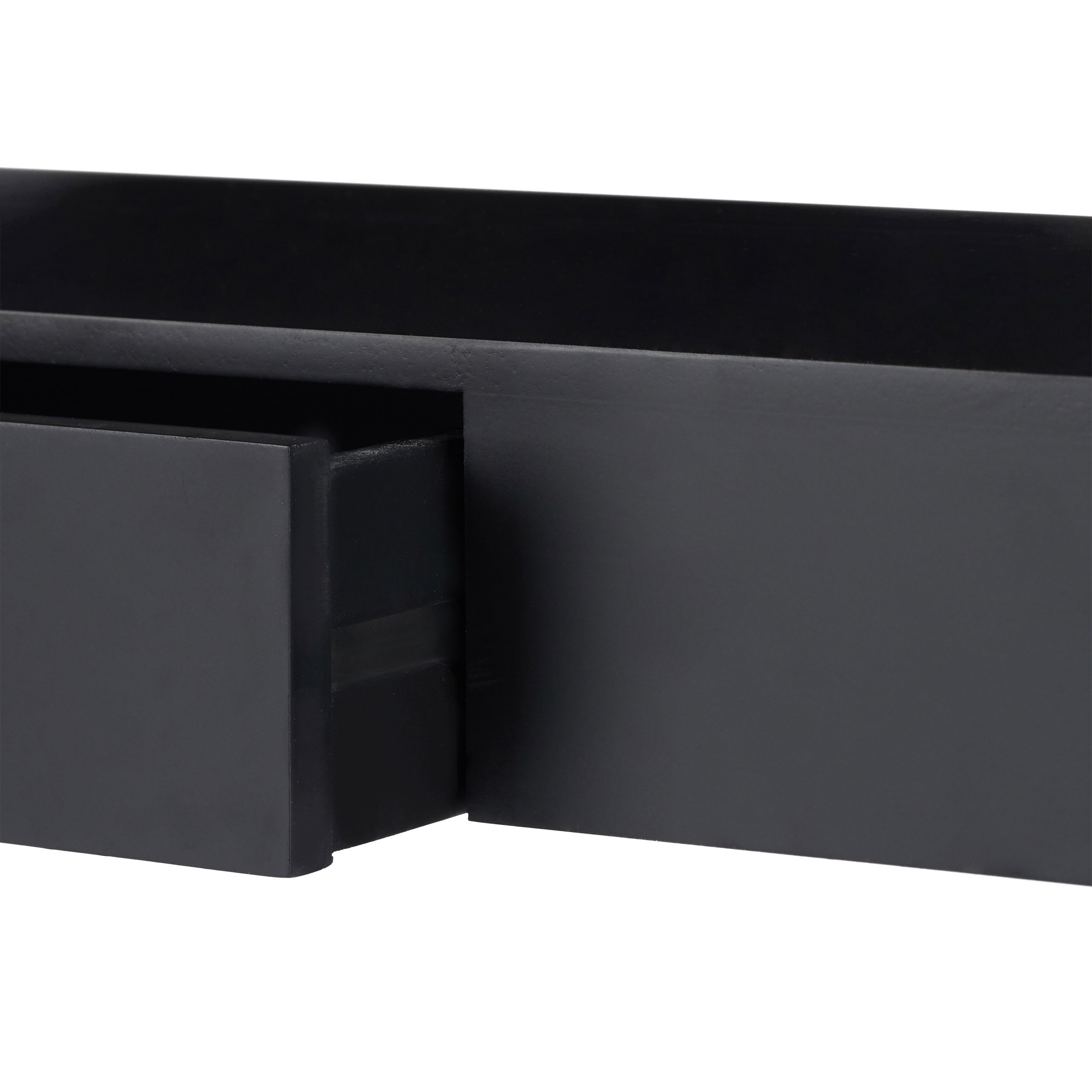 relaxdays-wandregal-mit-schublade-25-cm-tief-schwarz-schweberegal-mdf image 6