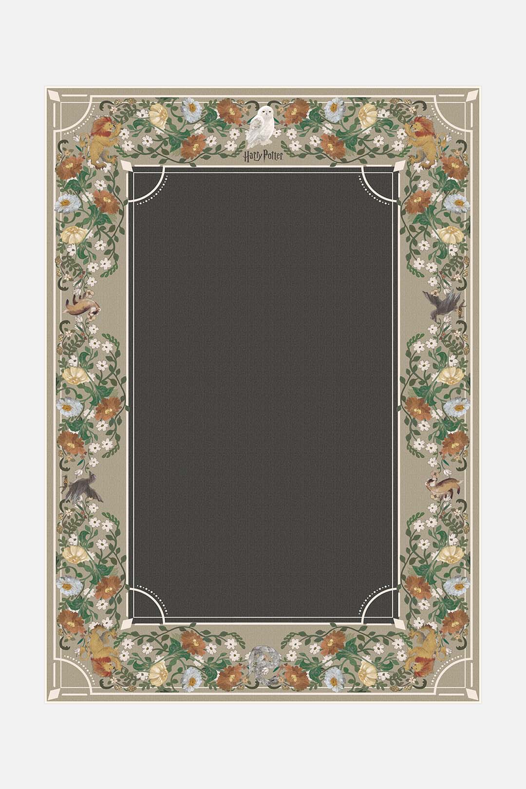 teppana-harry-potter-florensia-basalt-teppich-waschbarer-fan-teppich-grau-beige image 1
