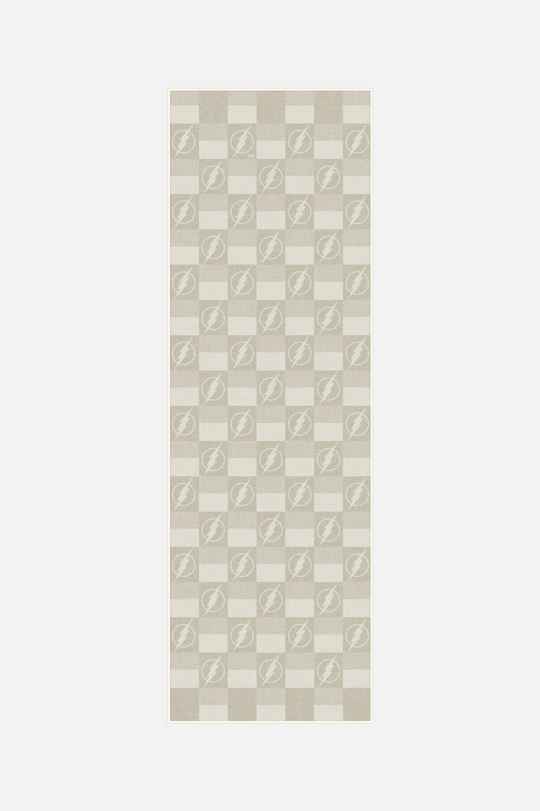 teppana-the-flash-karo-beige-teppich-waschbarer-kinder-teppich image 5