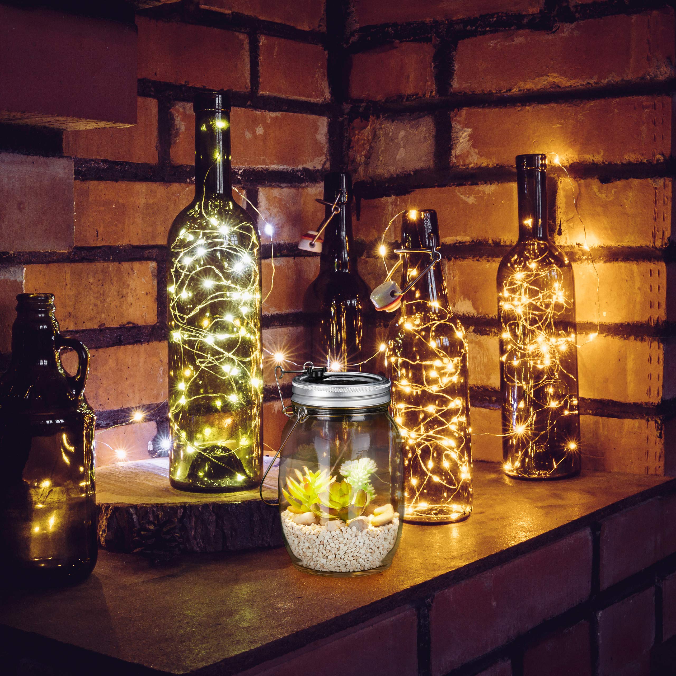 relaxdays-solarlampe-glas-8-leds-warm-kaltwei-transparent image 3