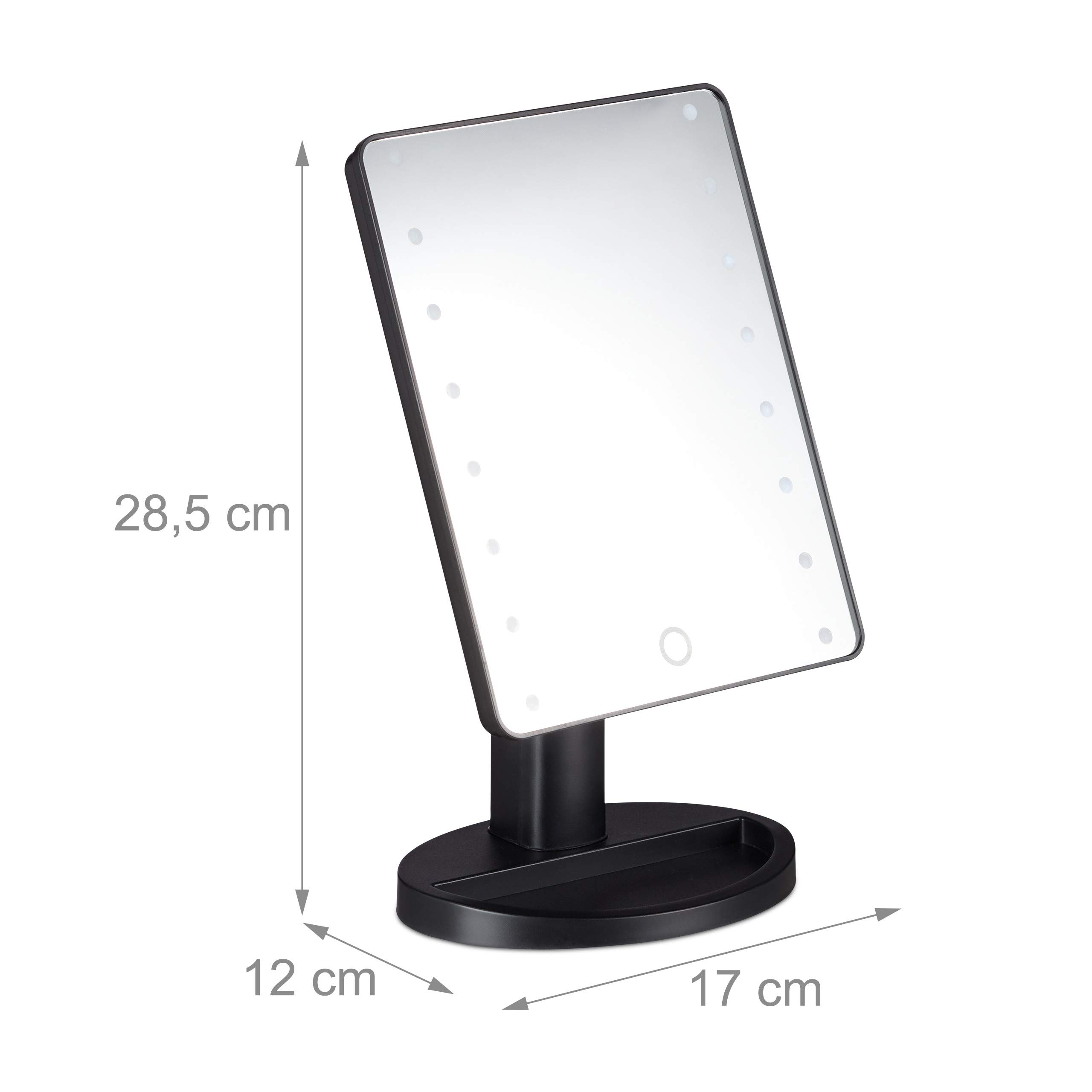 relaxdays-schminkspiegel-led-schwarz-verstellbar-28-5-x-17-x-12-cm image 4