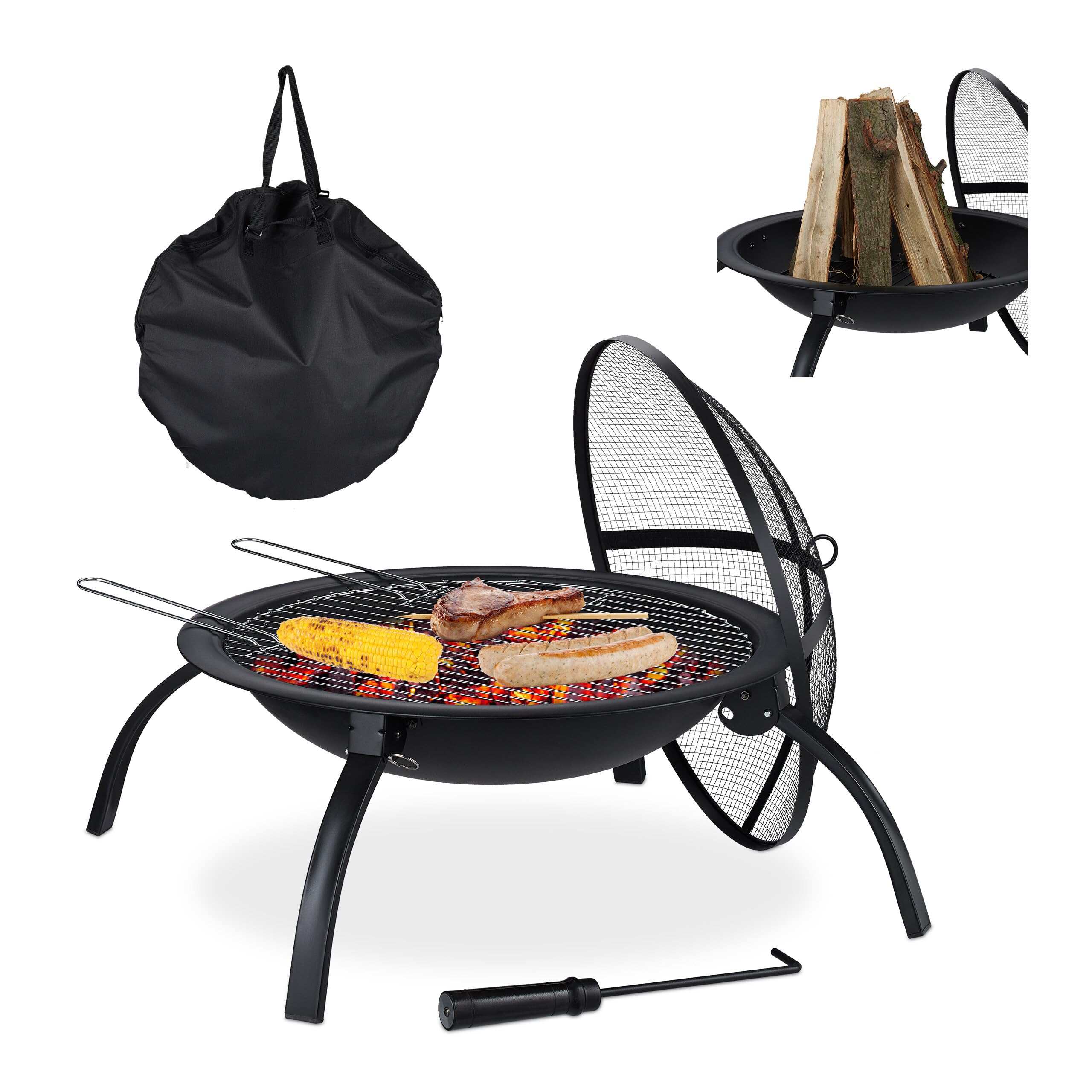 relaxdays-xl-feuerschale-d-56-5-cm-mit-grillrost-schwarz image 5