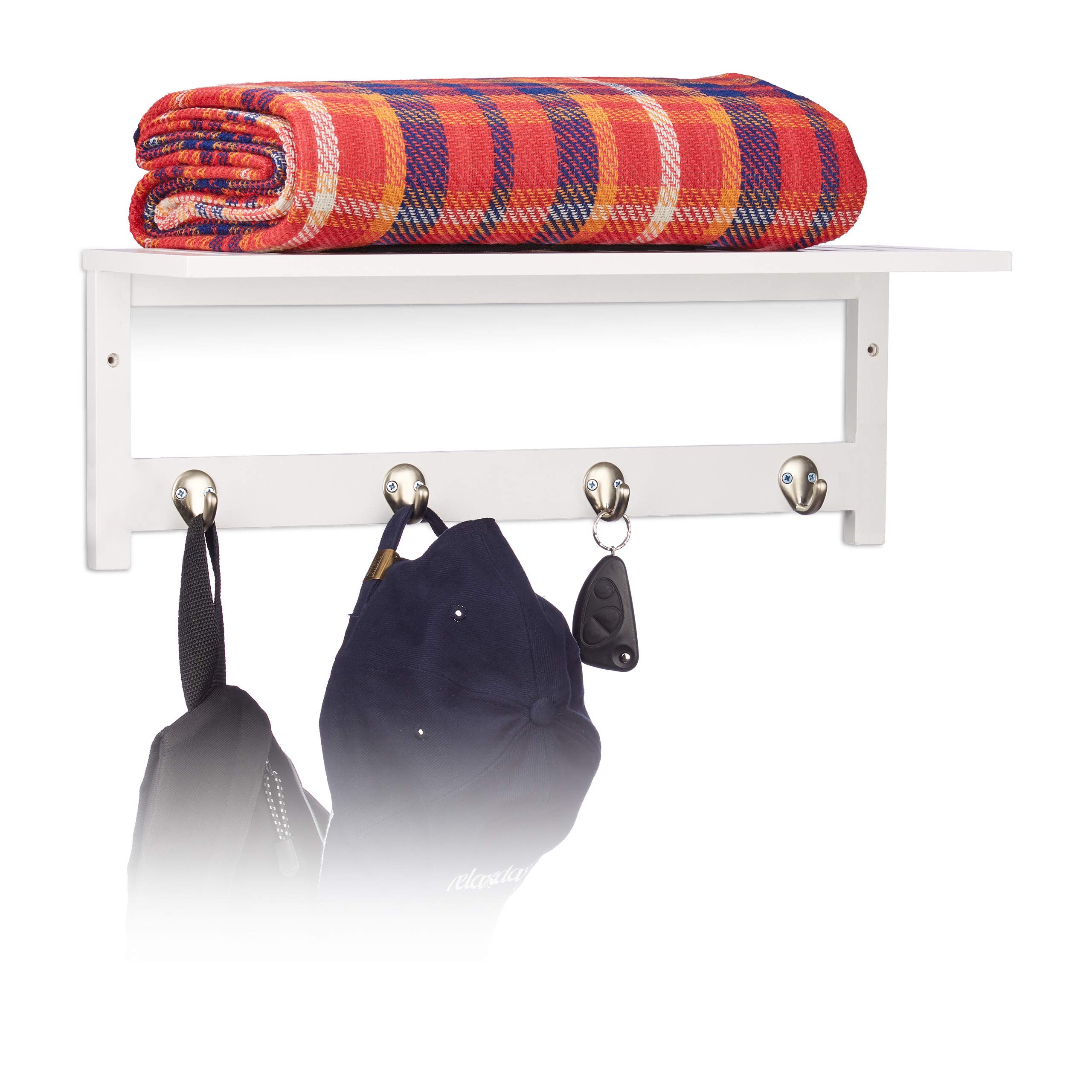 relaxdays-wandregal-mit-4-haken-50x16-cm-wandregal-bambus-wei image 6