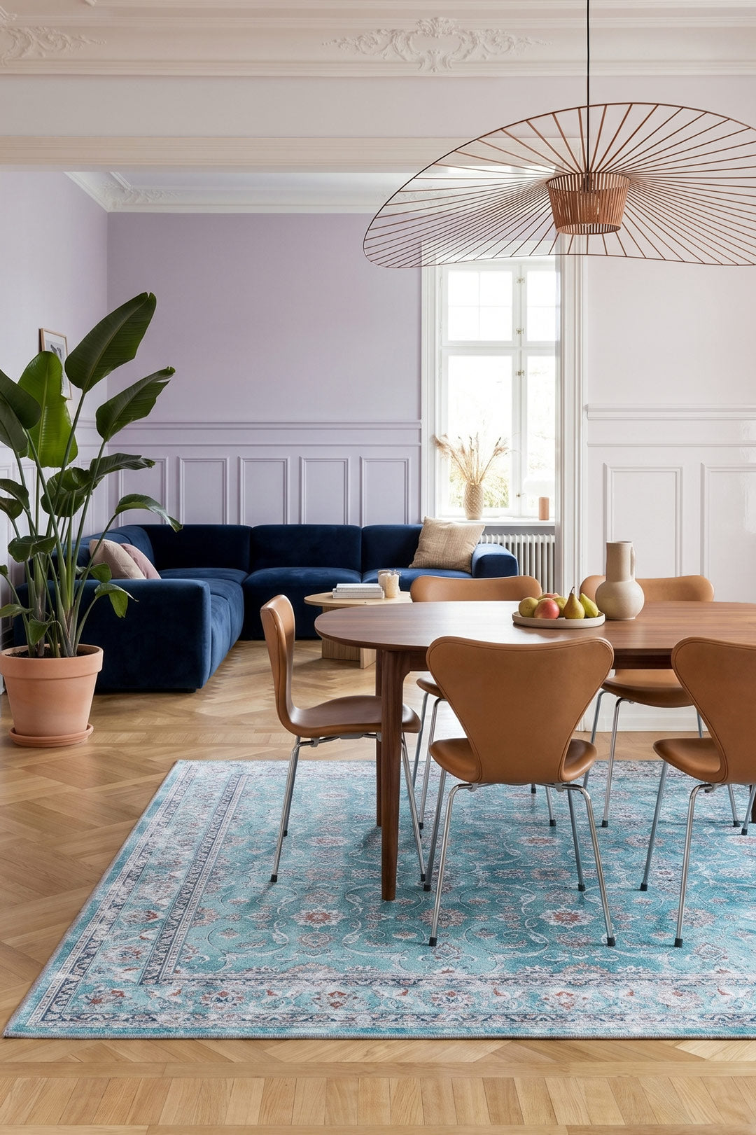 teppana-persisch-smaragd-teppich-waschbarer-indoor-teppich-nomaden-kollektion image 7