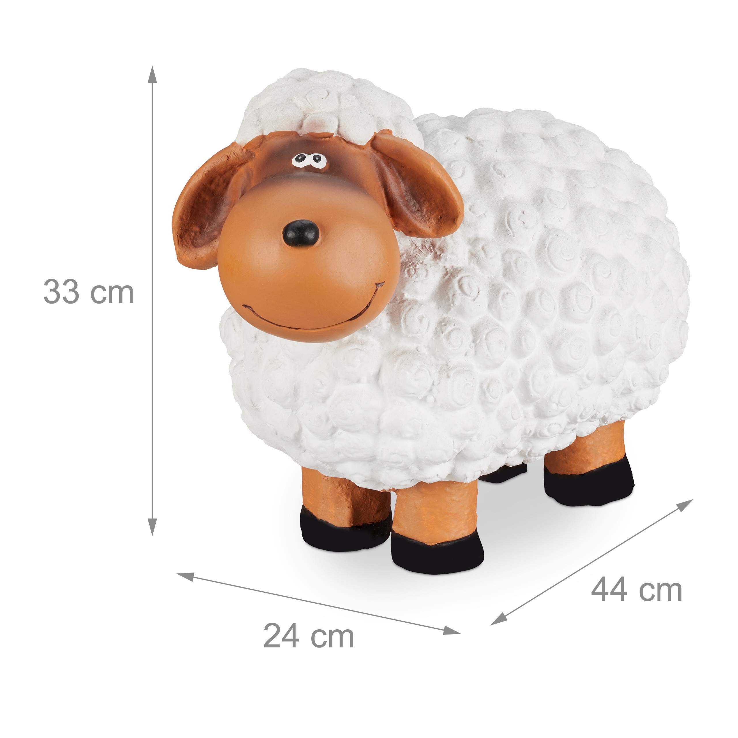relaxdays-xxl-gartenfigur-schaf-aus-keramik-wei-44-cm image 4