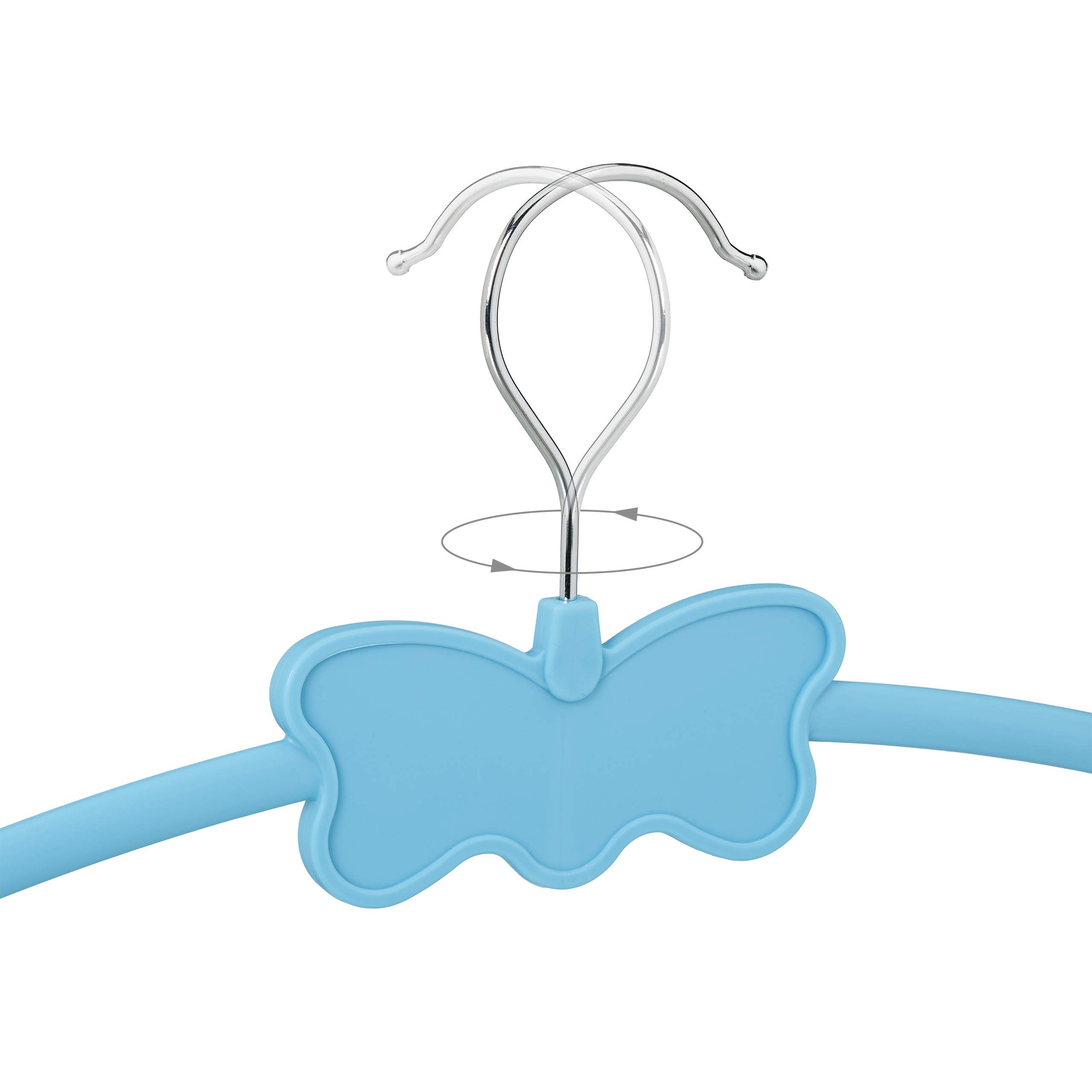 relaxdays-kinder-kleiderb-gel-25er-set-schmetterling-kunststoff-blau image 6
