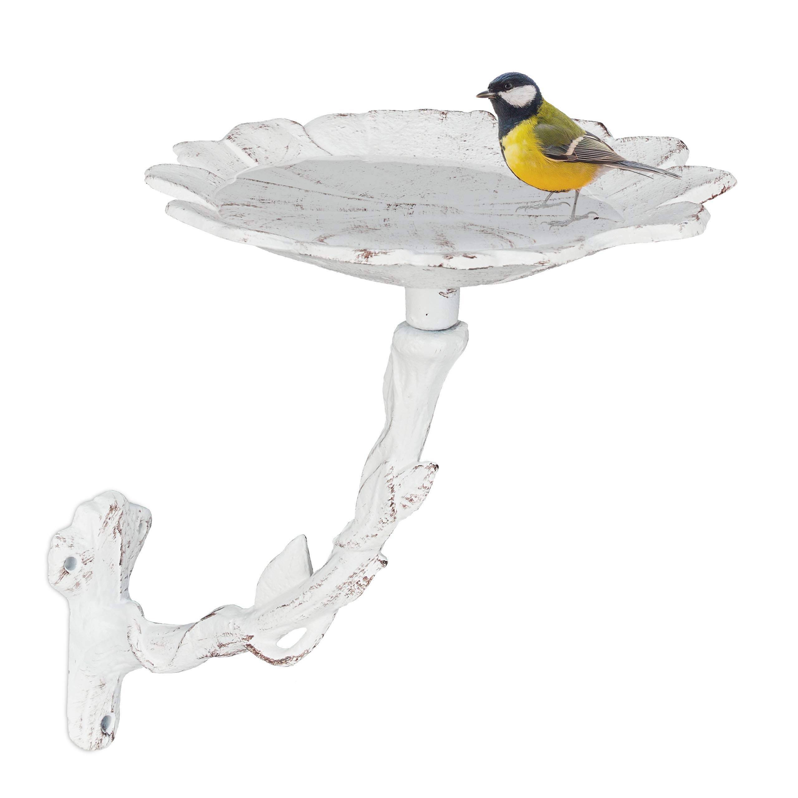 relaxdays-vogeltr-nke-bl-te-gusseisen-wandmontage-wei-20x17x21-cm image 1