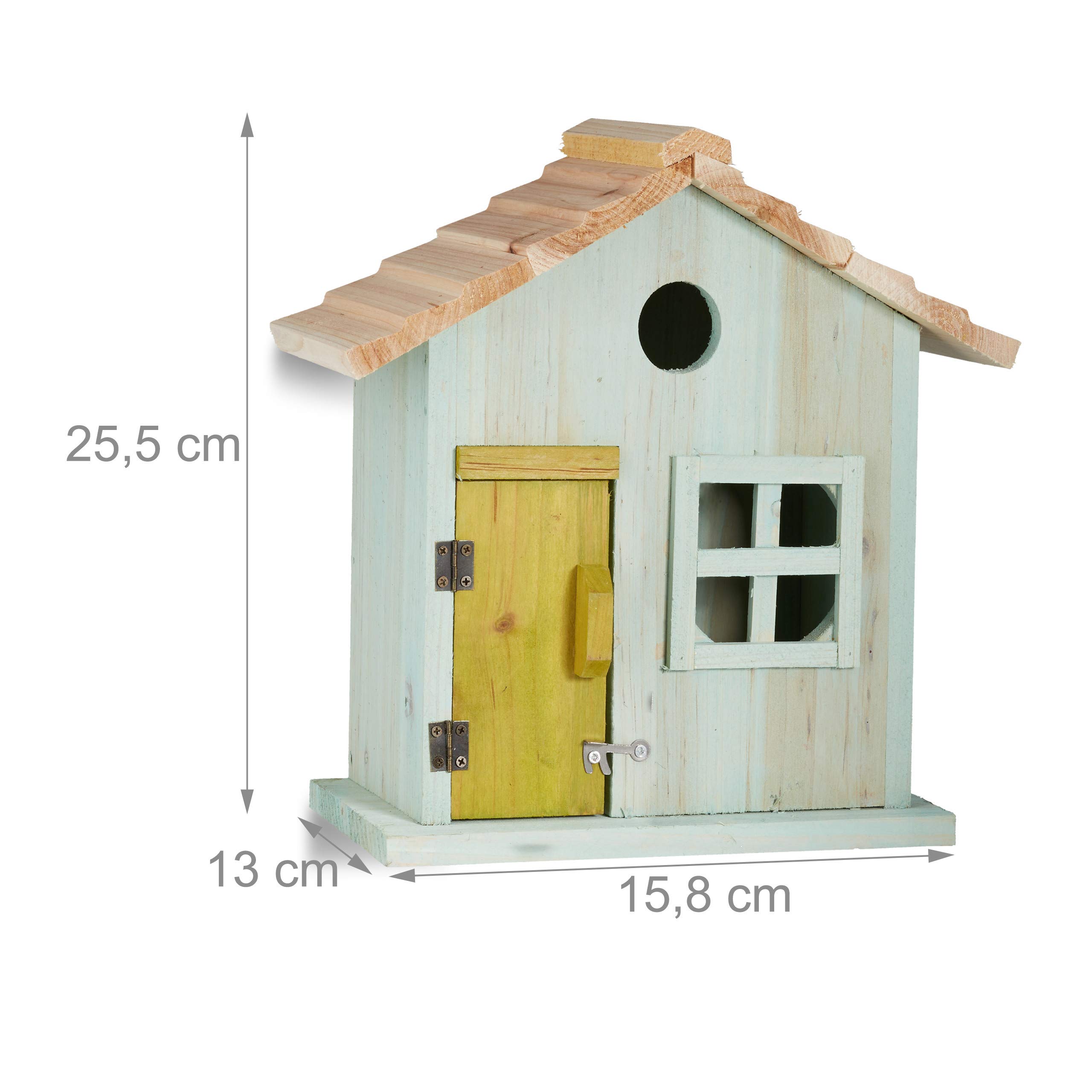 relaxdays-nistkasten-vogelh-uschen-holz-hellblau-25-5-x-15-8-x-13-cm image 3