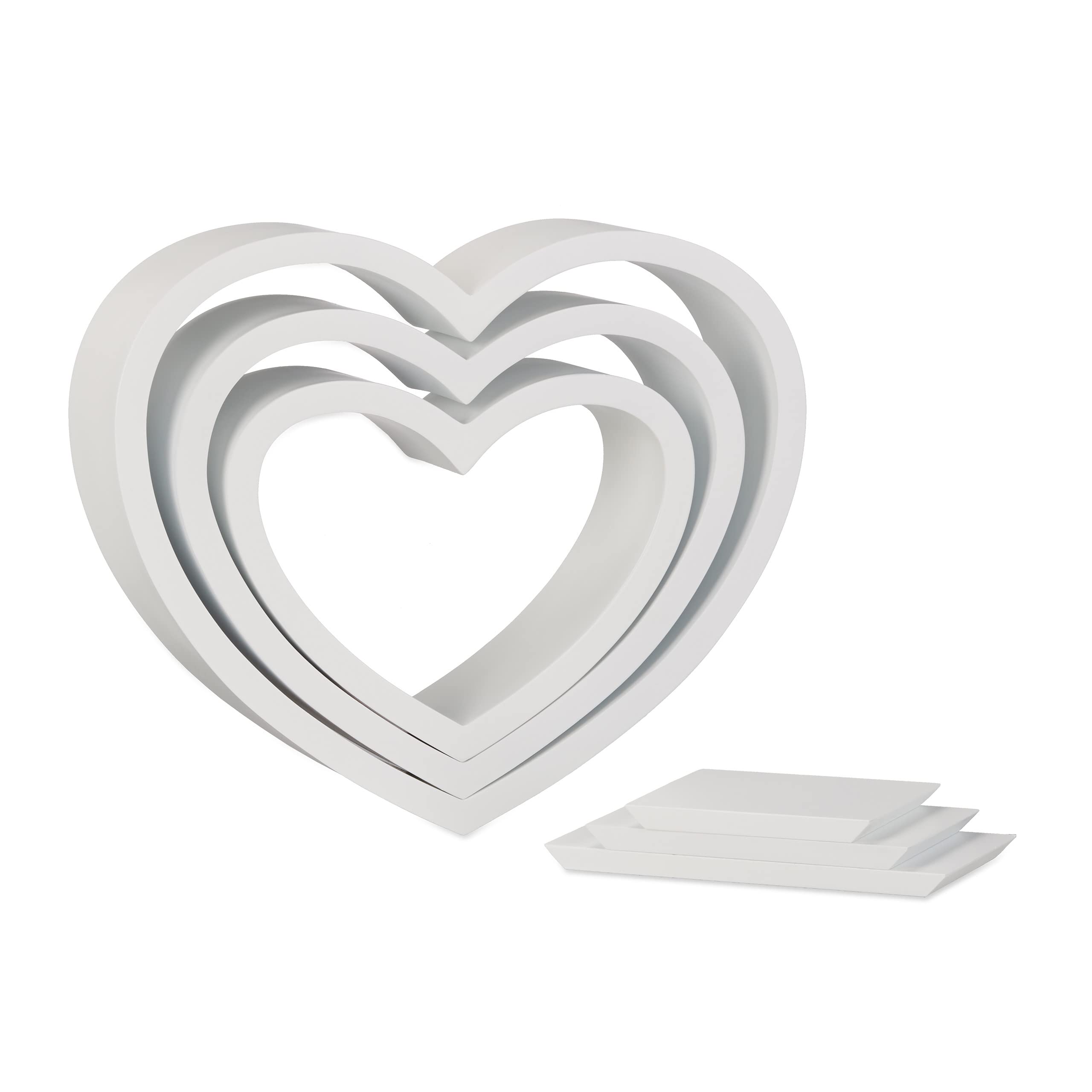 relaxdays-wandregal-herz-3er-set-wandboard-wei-10-x-40-x-33-cm image 4