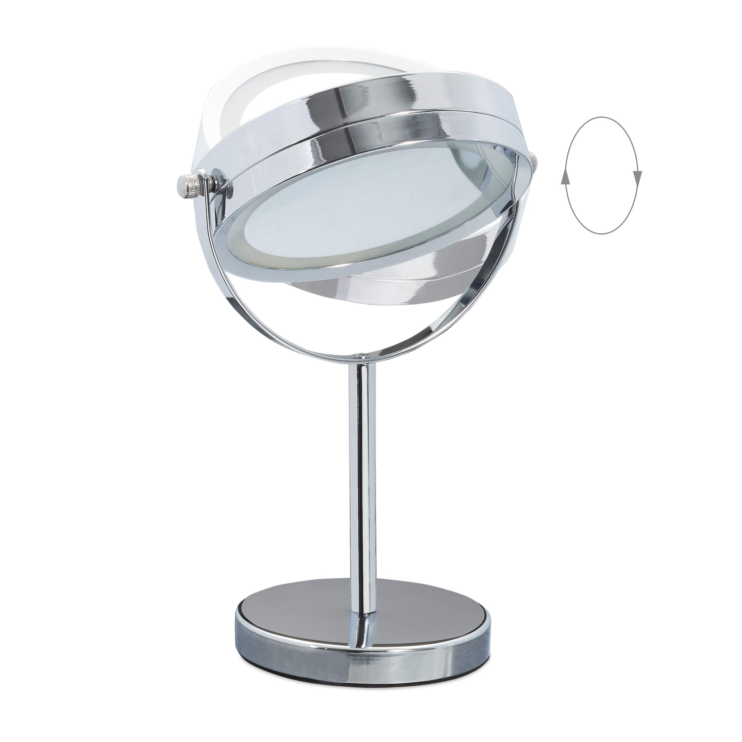 relaxdays-kosmetikspiegel-mit-beleuchtung-5-fach-vergr-erung-led-360-schwenkbar- image 6