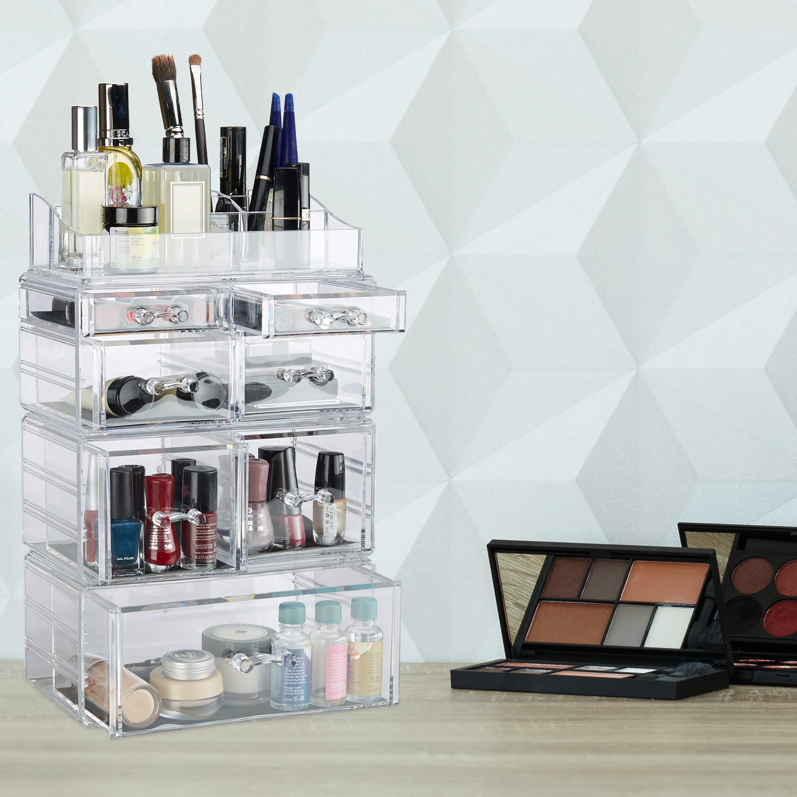 relaxdays-make-up-organizer-acryl-xxl-38-x-23-5-x-14-cm-transparent image 2