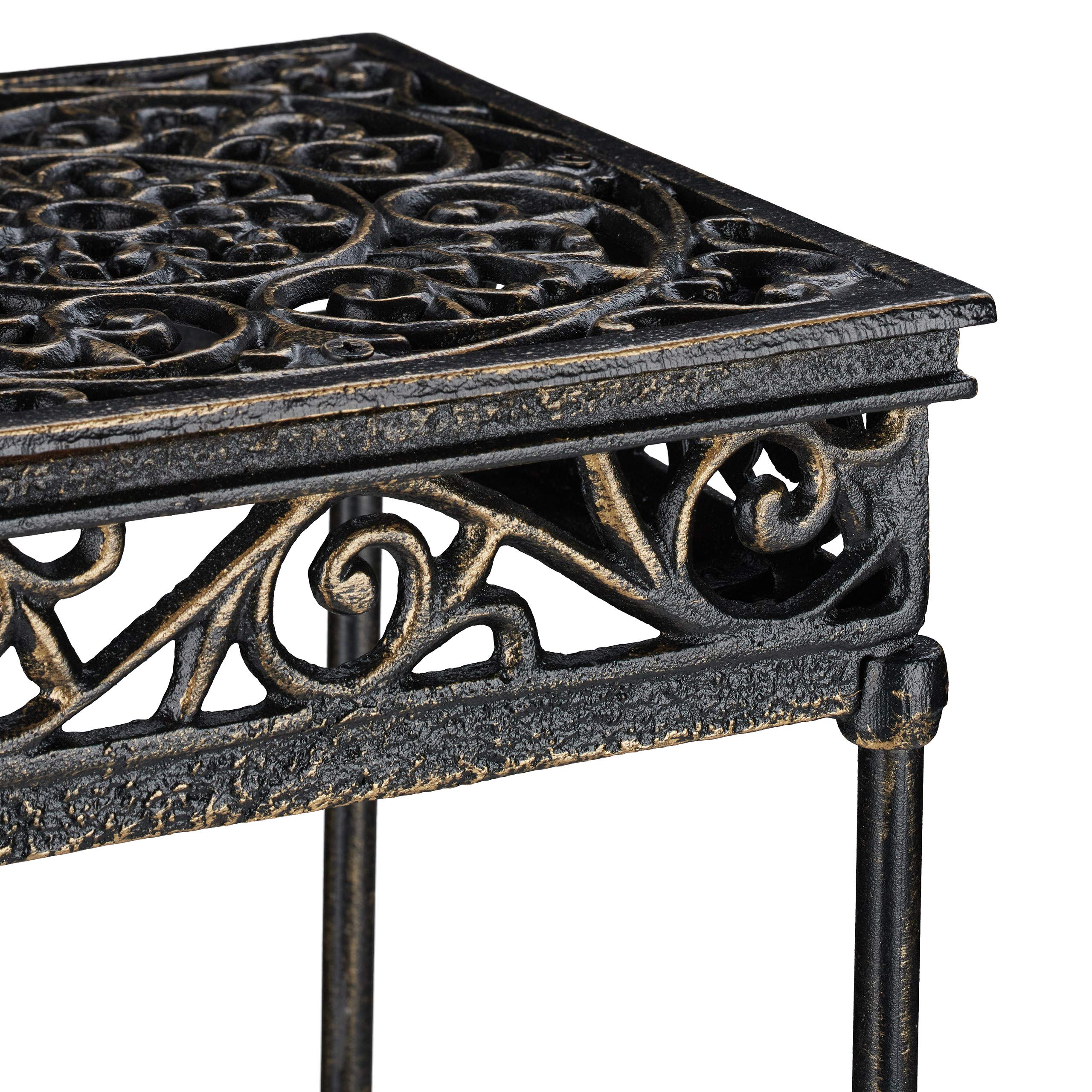 relaxdays-blumenhocker-gusseisen-eckig-73x24x24-cm-bronze image 7