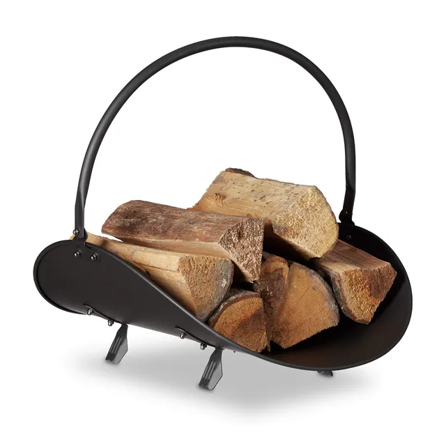 relaxdays-kaminholzkorb-metall-schwarz-40-x-38-x-48-cm-mit-henkel image 1