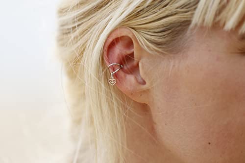 astra-two-rings-ear-cuff-ohrklemme-herzanker-edelstahl-poliert-1-st-ck image 7