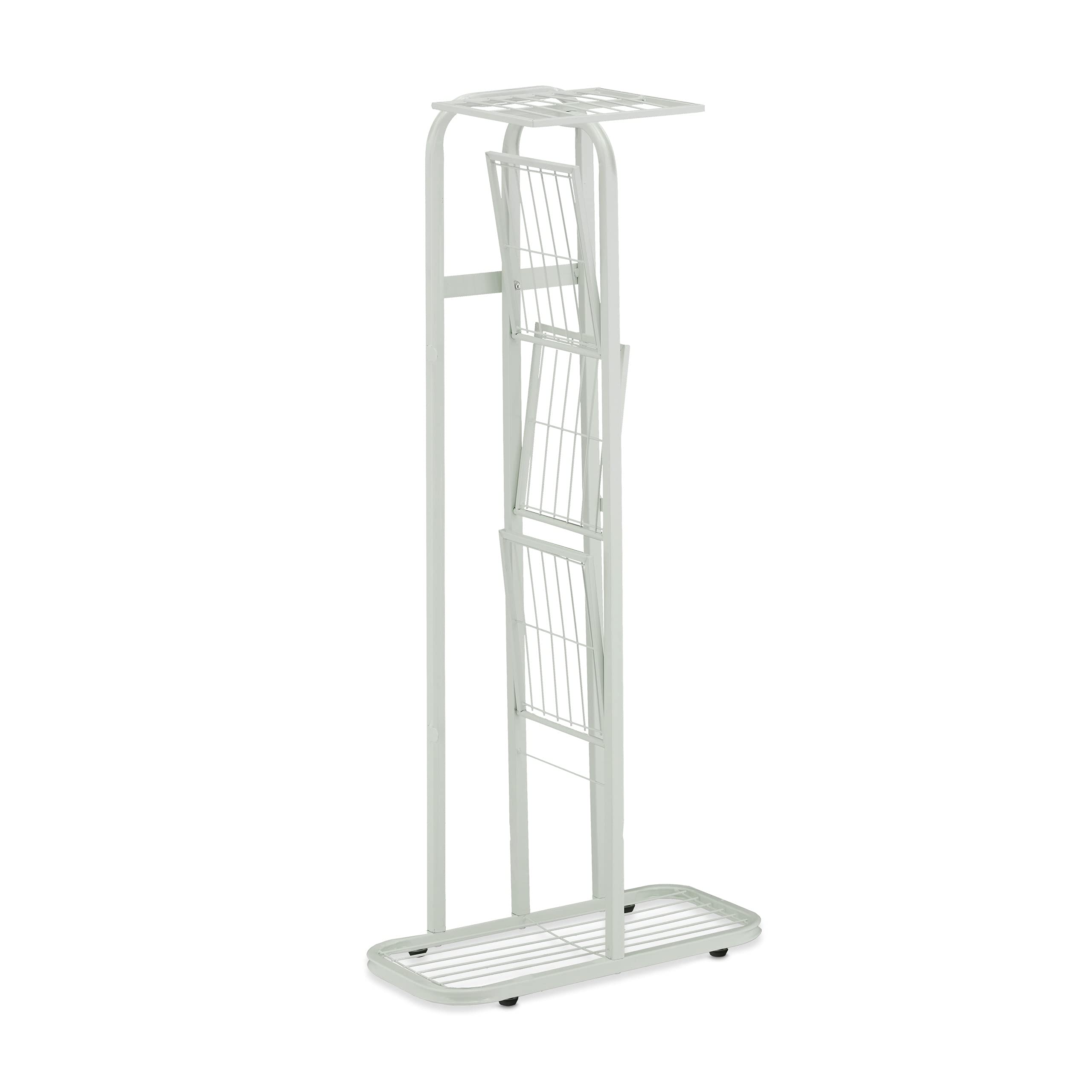 relaxdays-blumentreppe-metall-5-ablagen-97x43-5x24-5-cm-silber image 6