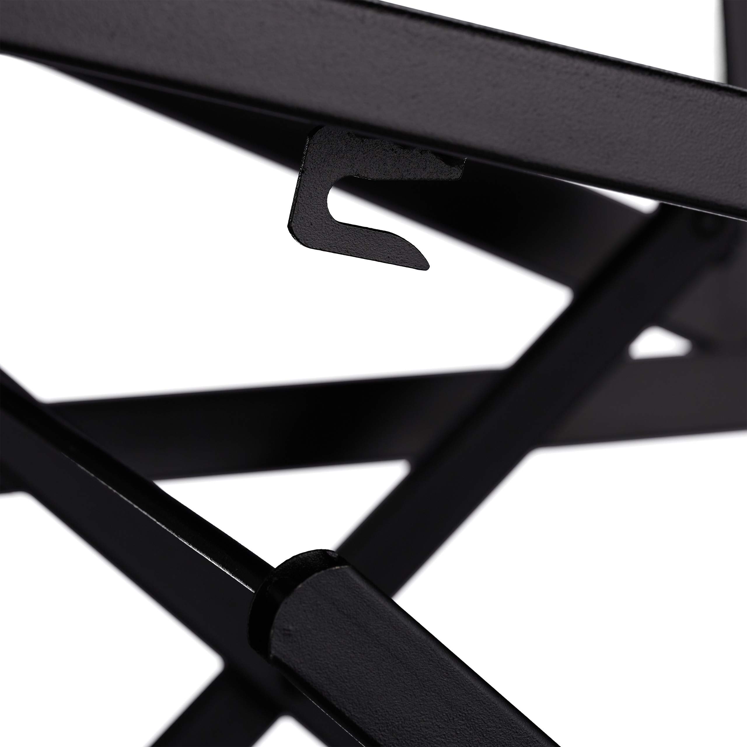 relaxdays-gartenbank-metall-3-sitzer-mit-klappbarem-tisch-150-cm-schwarz image 7