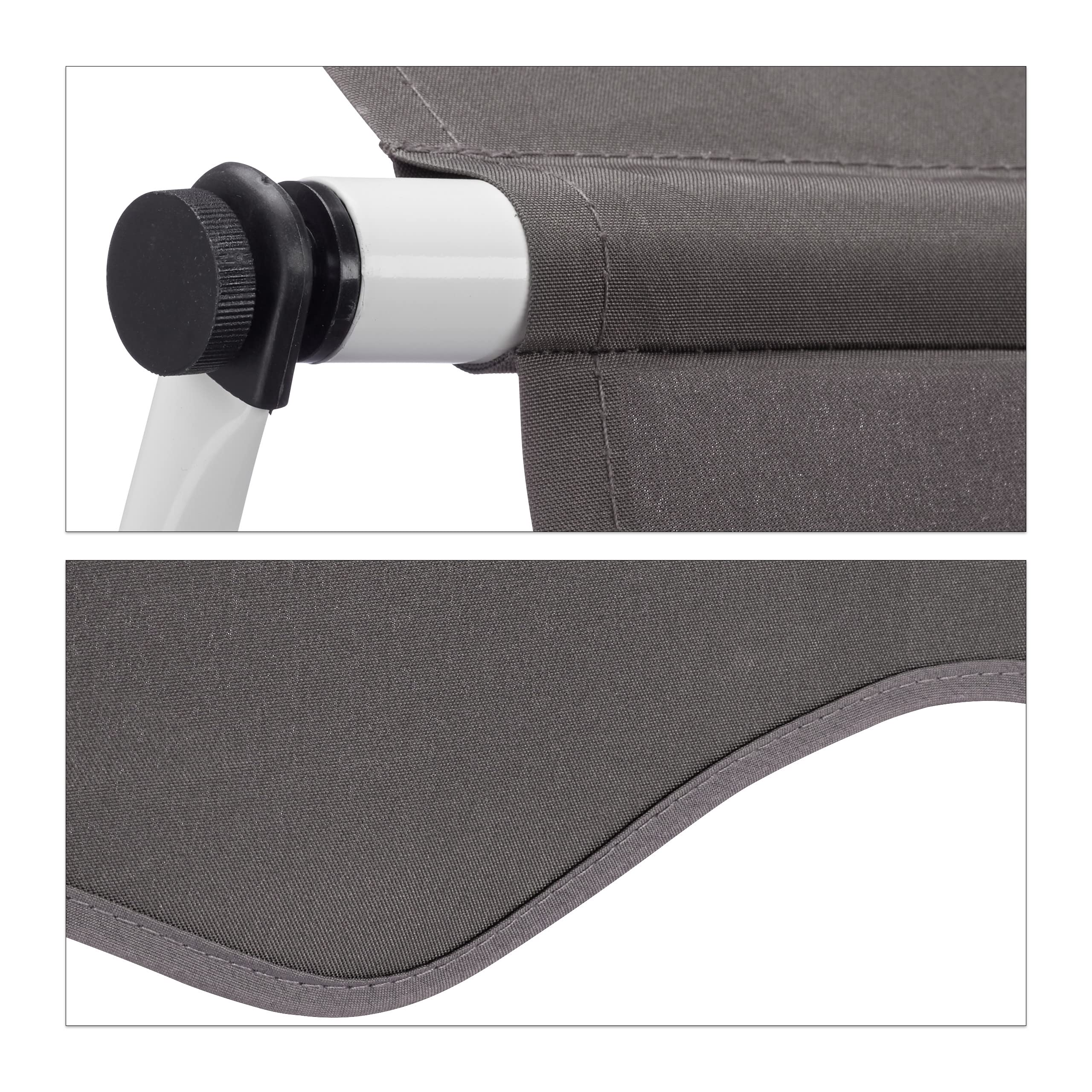 relaxdays-klemmmarkise-balkon-150-cm-grau-polyester-mit-handkurbel-ohne-bohren image 6