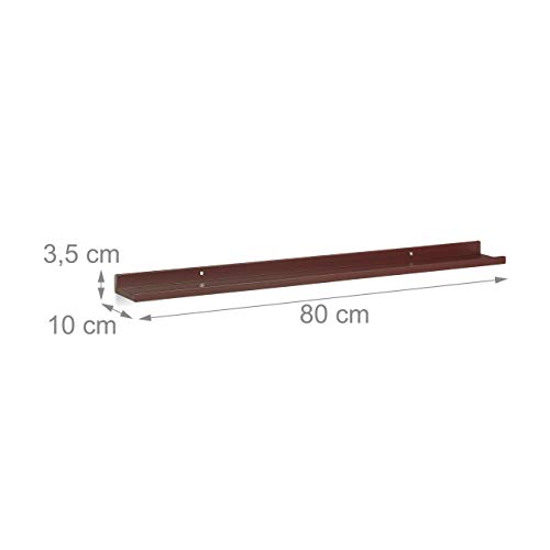 relaxdays-schweberegal-schmal-80x10-cm-mdf-braun image 8