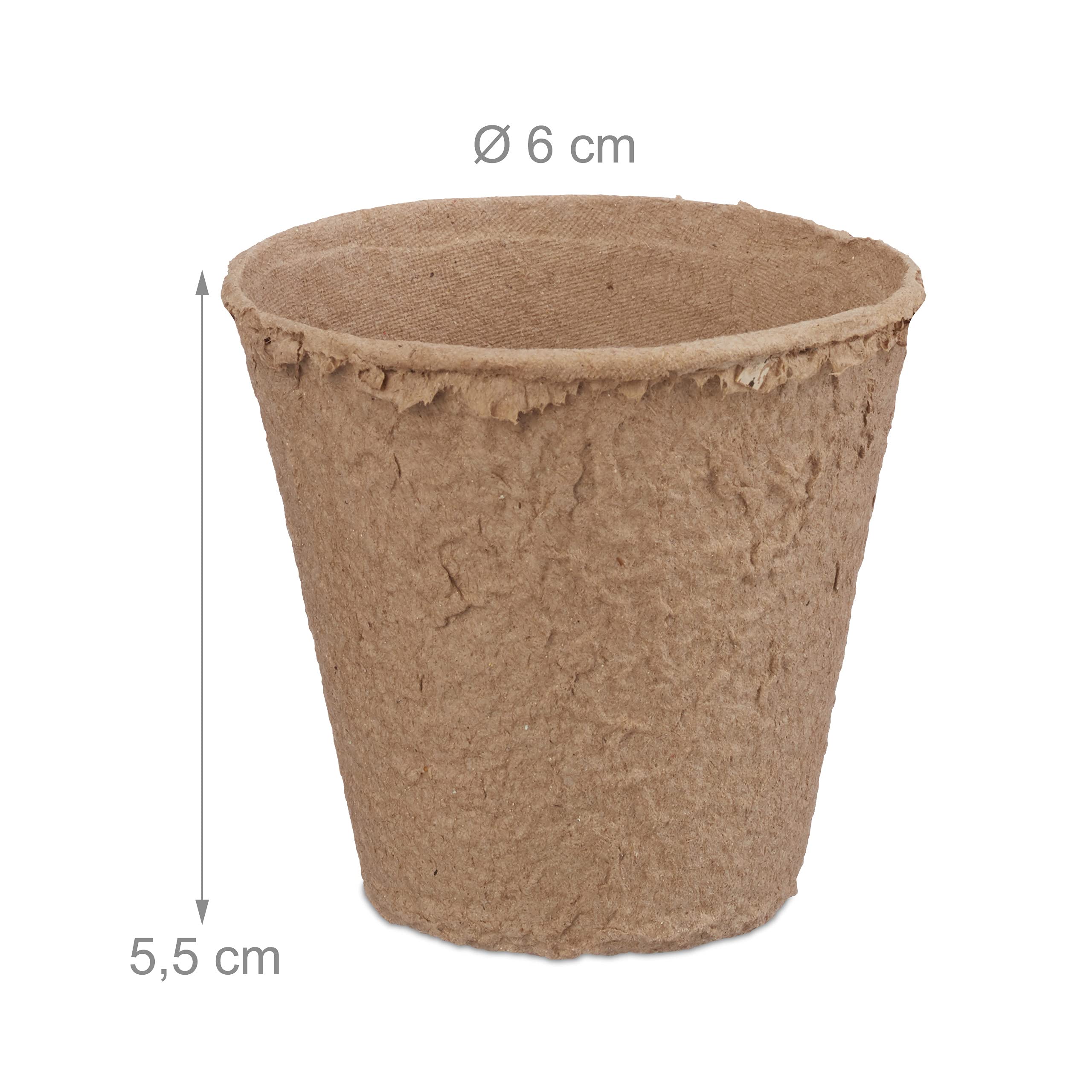 relaxdays-anzuchtt-pfe-rund-80er-set-biologisch-abbaubar-zellulose-5-5x6-cm-beig image 4