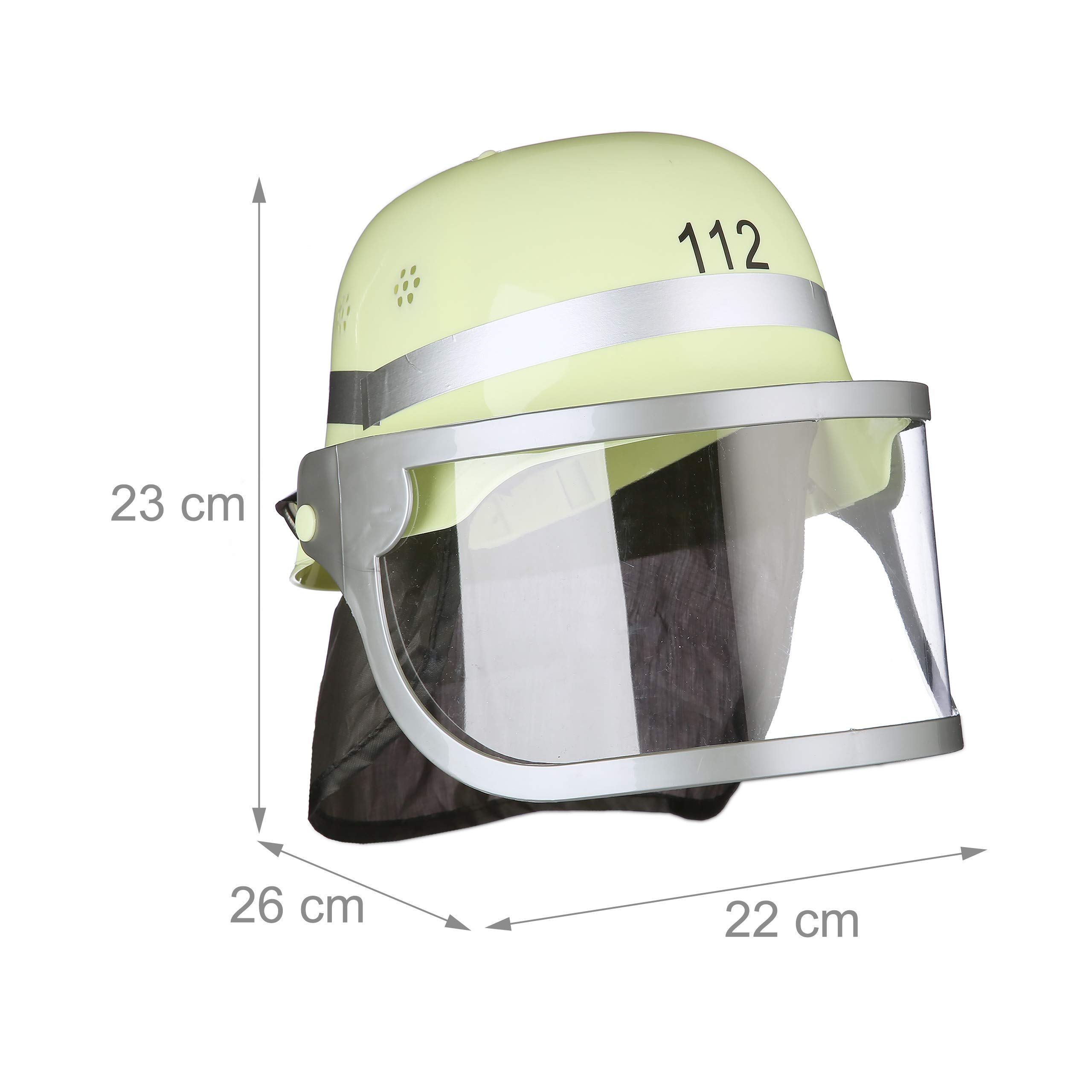 relaxdays-kinder-feuerwehrhelm-rot-mit-visier-verstellbar image 4