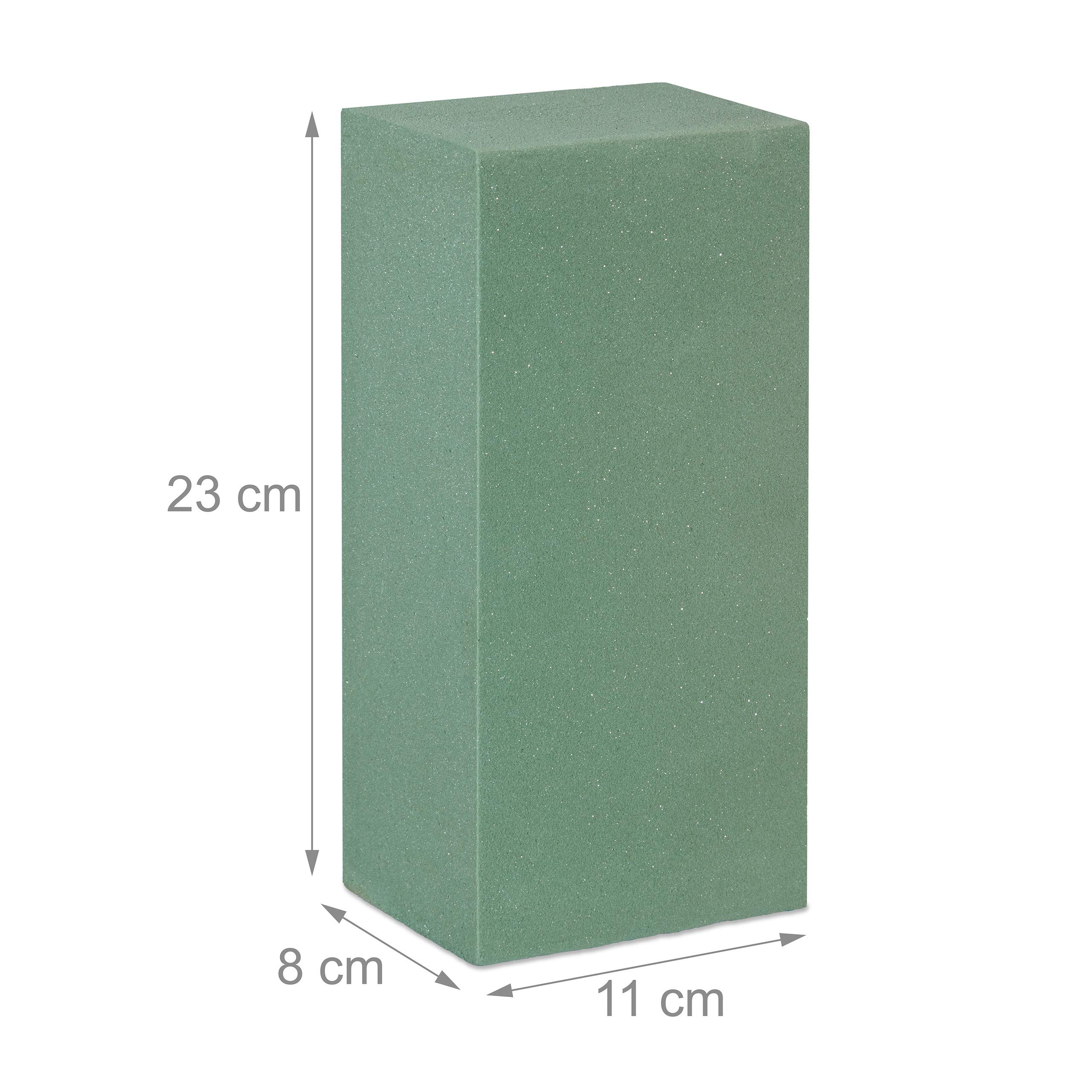 relaxdays-steckschaum-f-r-frischblumen-4er-set-8-x-23-x-11-cm-gr-n image 4