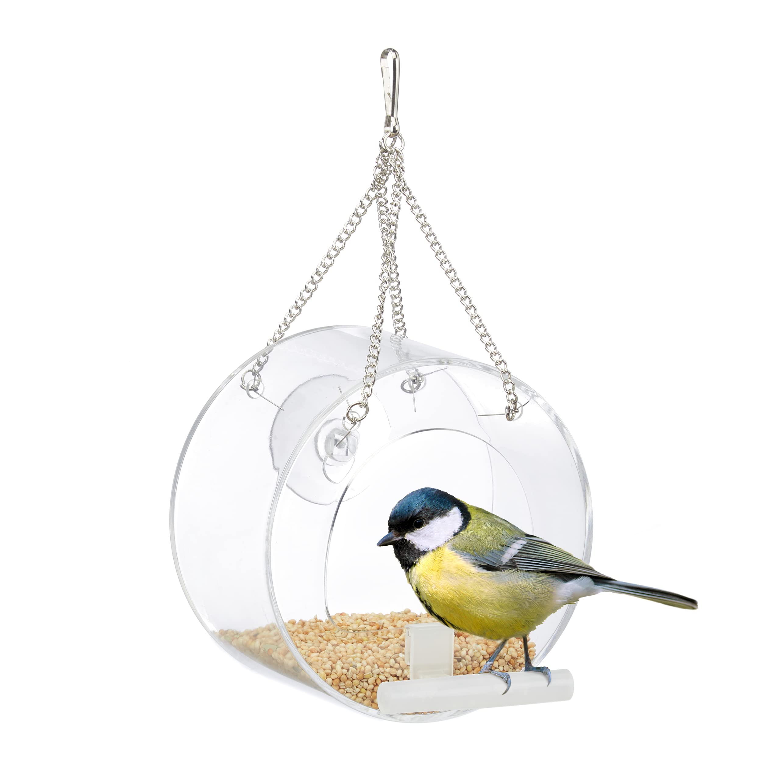 relaxdays-vogelfutterhaus-acryl-transparent-zum-aufh-ngen-13-x-12-5-x-11-5-cm image 1