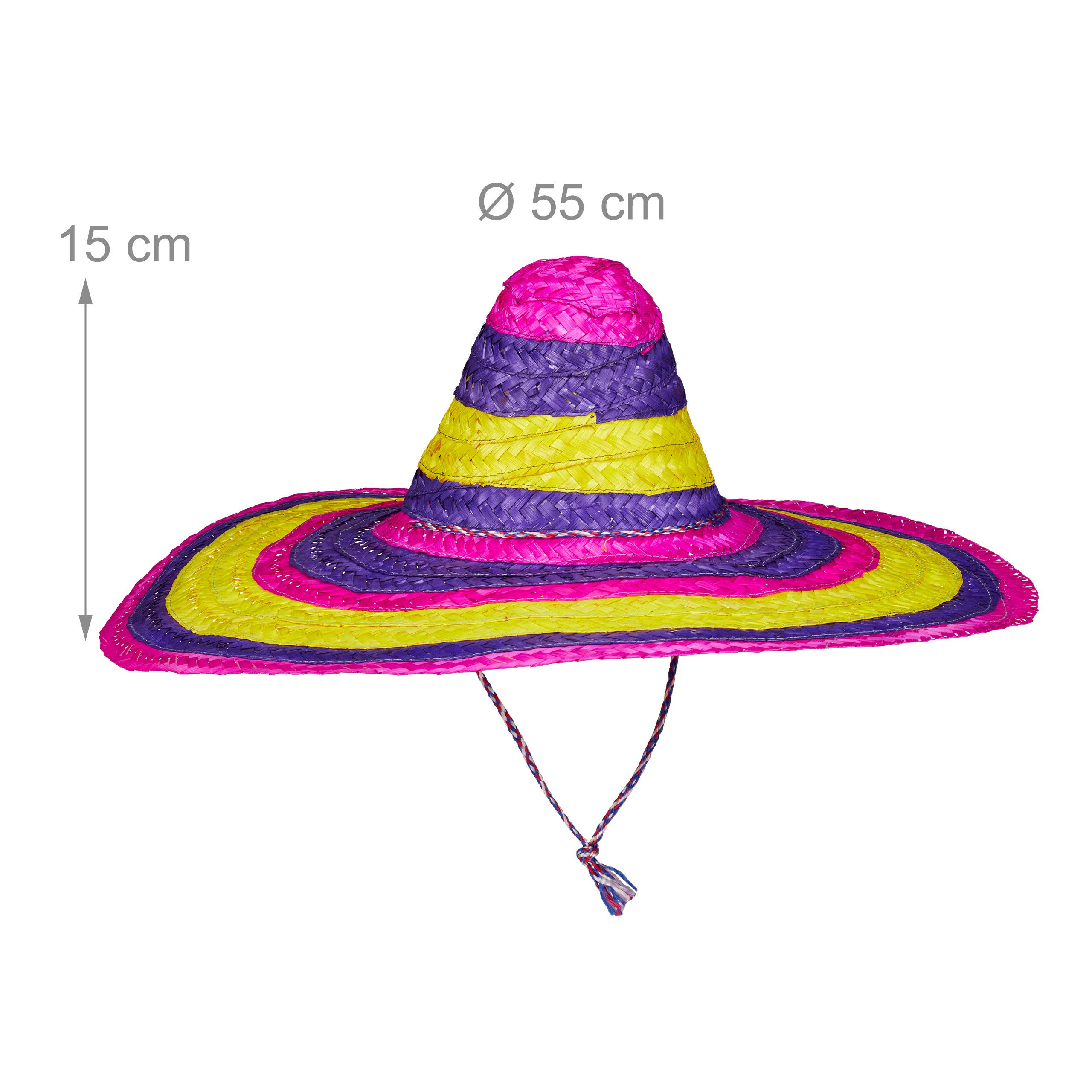 relaxdays-sombrero-hut-xxl-partyhut-55-cm-mexiko-kost-mhut-mit-kordel-bunt image 4