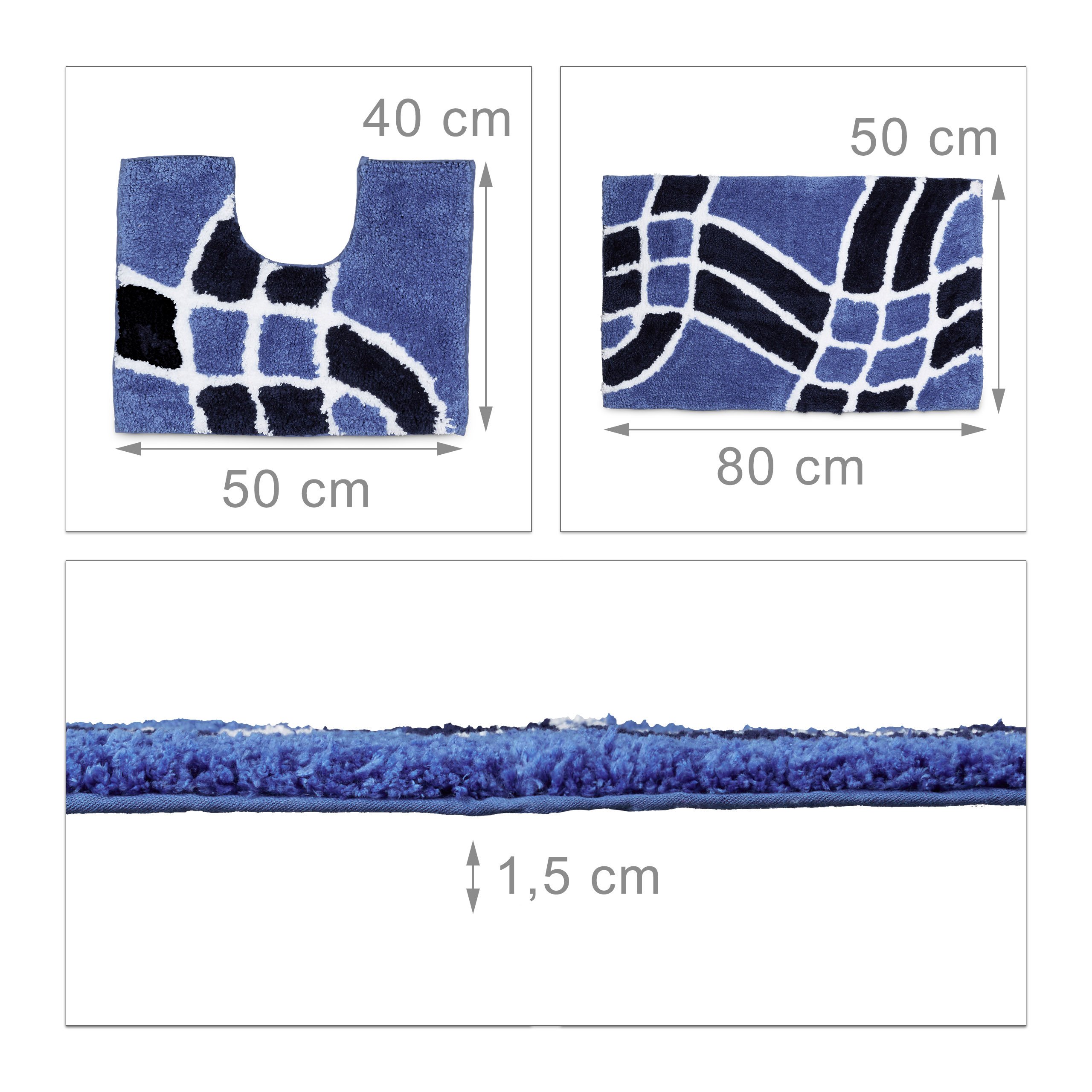 relaxdays-badgarnitur-2-teilig-wellenmuster-blau-80x50cm-waschbar image 3