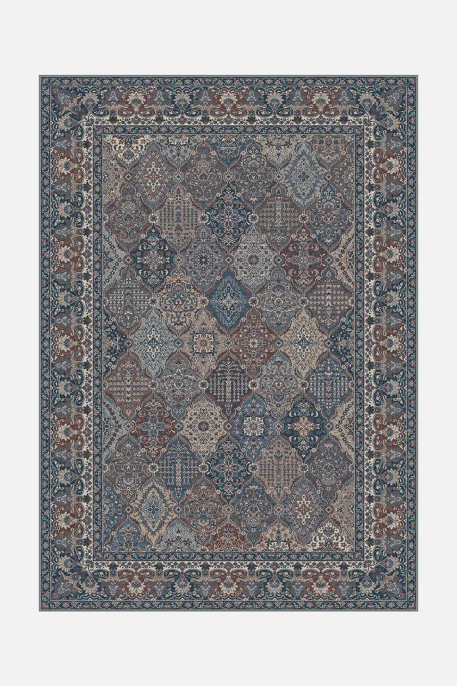teppana-leja-petrol-teppich-waschbarer-indoor-teppich-blau-gr-n-klassisch image 1