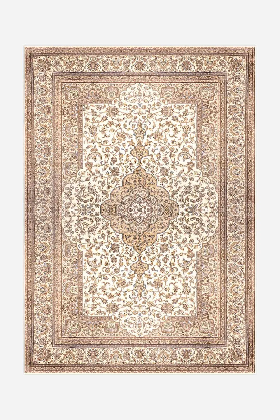 teppana-atessa-klassisch-teppich-beige-natur-waschbar image 1