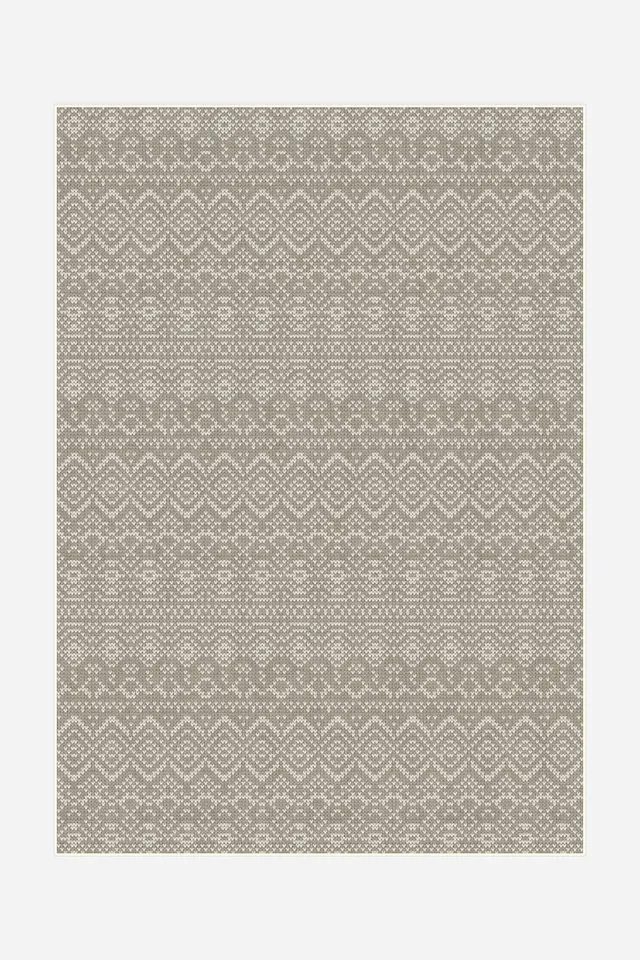 teppana-skandiliebe-nuss-teppich-waschbar-beige-braun-geometrisch image 1