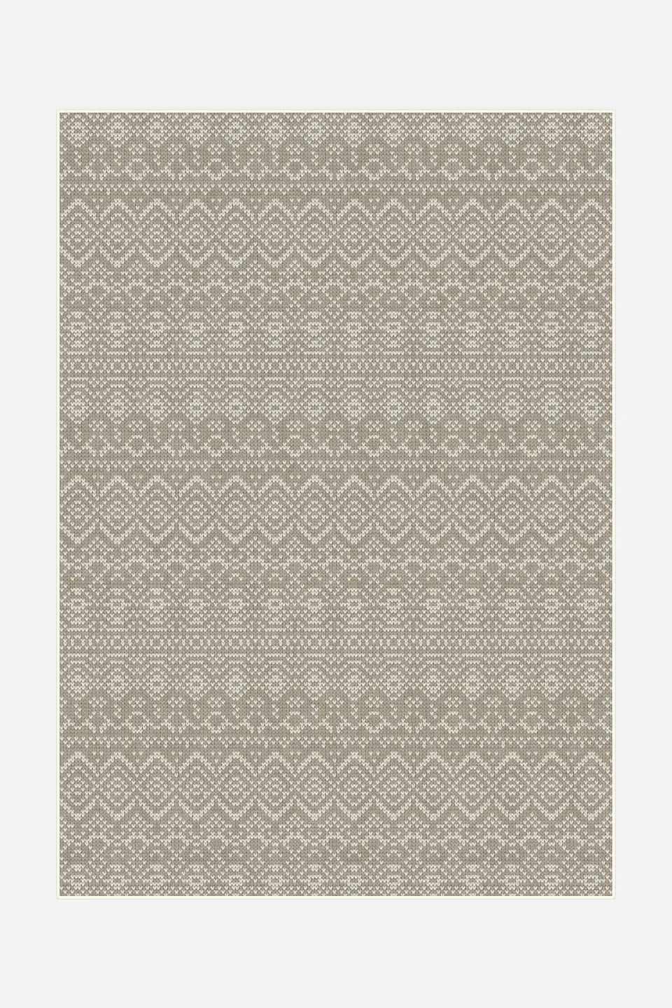 teppana-skandiliebe-nuss-teppich-waschbar-beige-braun-geometrisch image 1