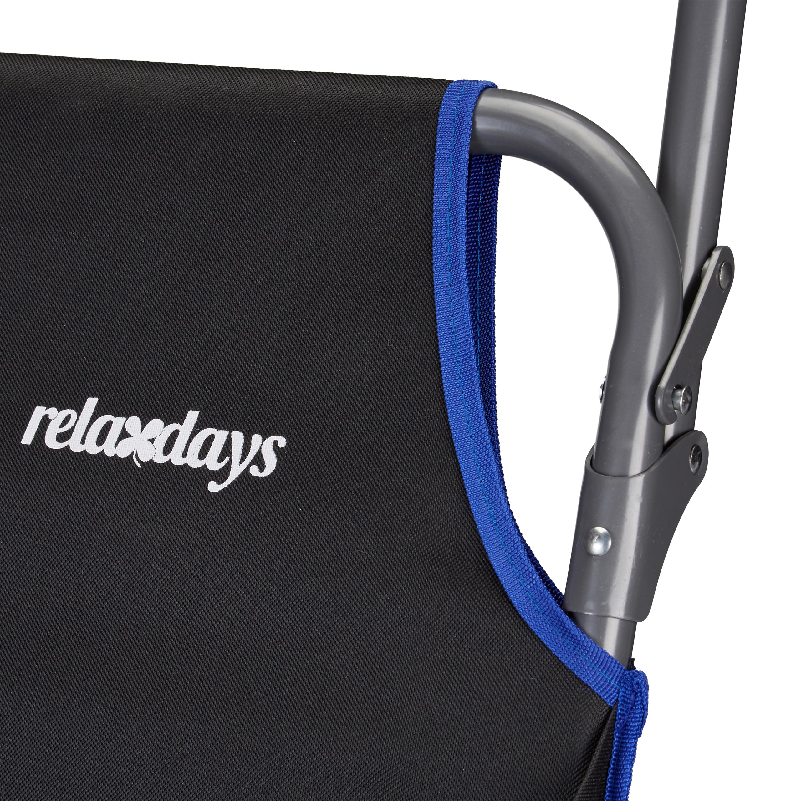 relaxdays-strandwagen-faltbar-2in1-mit-strandstuhl-sonnendach-61x65x102-cm-schwa image 7