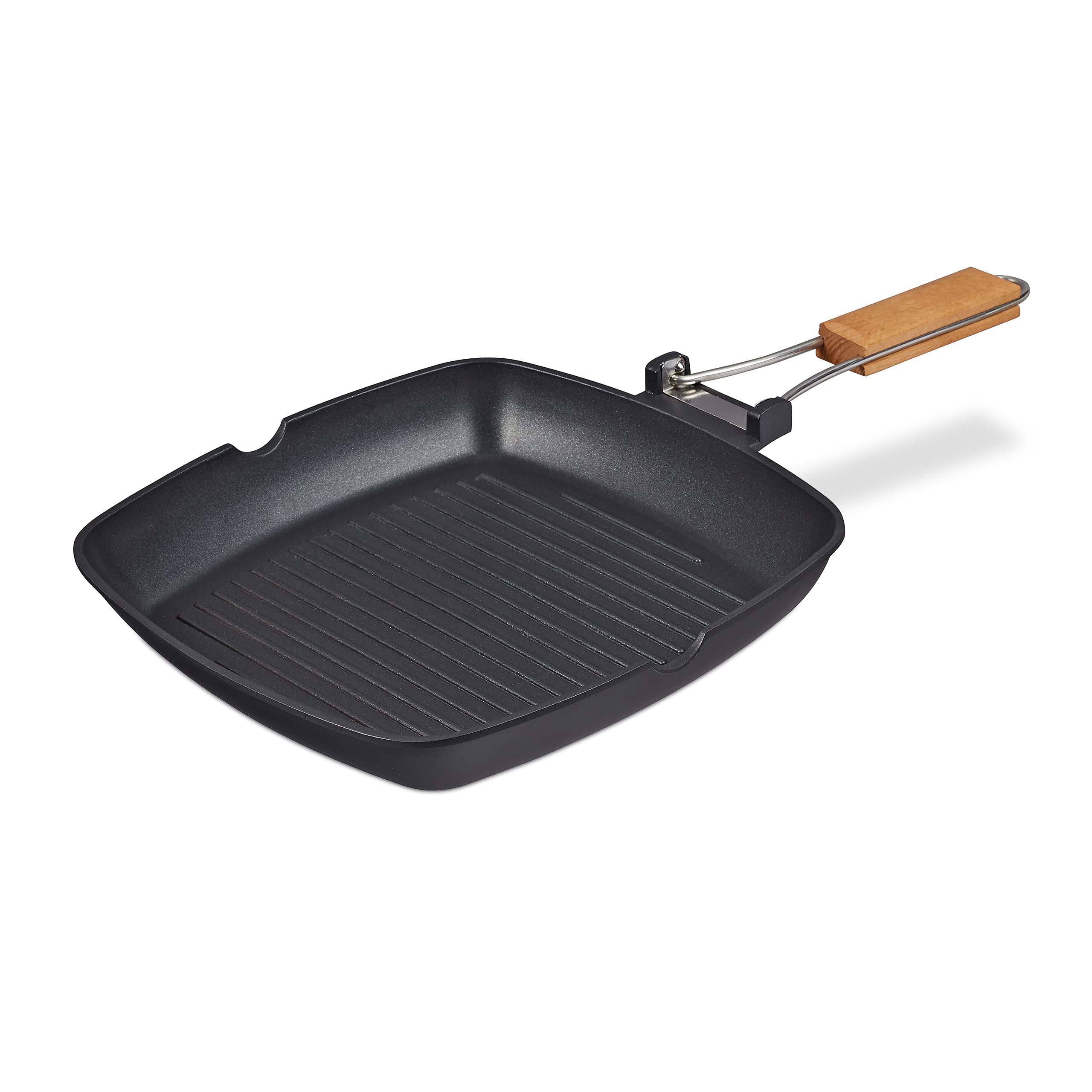 relaxdays-grillpfanne-eckig-schwarz-antihaft-induktionsgeeignet image 1