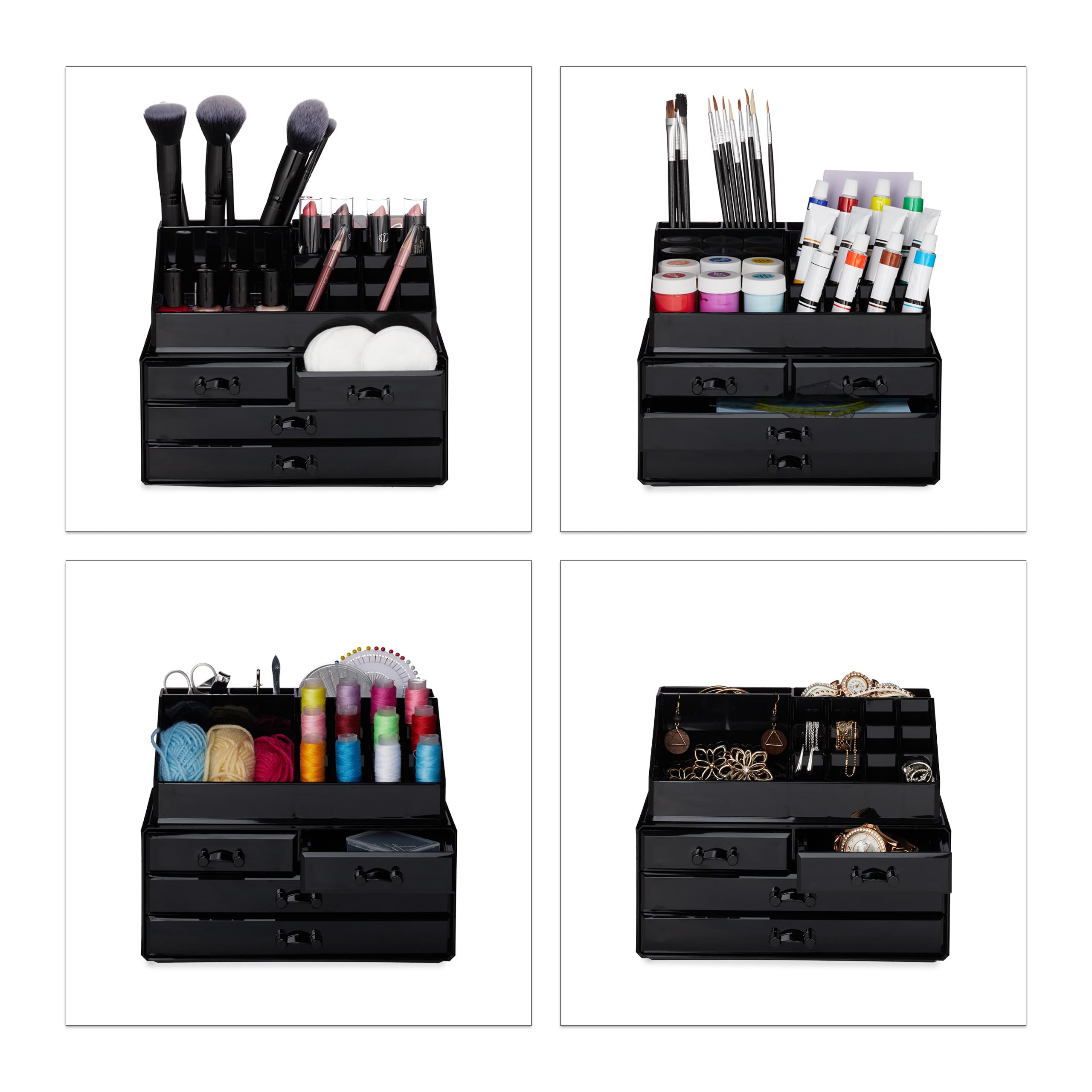 relaxdays-make-up-organizer-klein-wei-kosmetikregal-mit-4-schubladen image 3