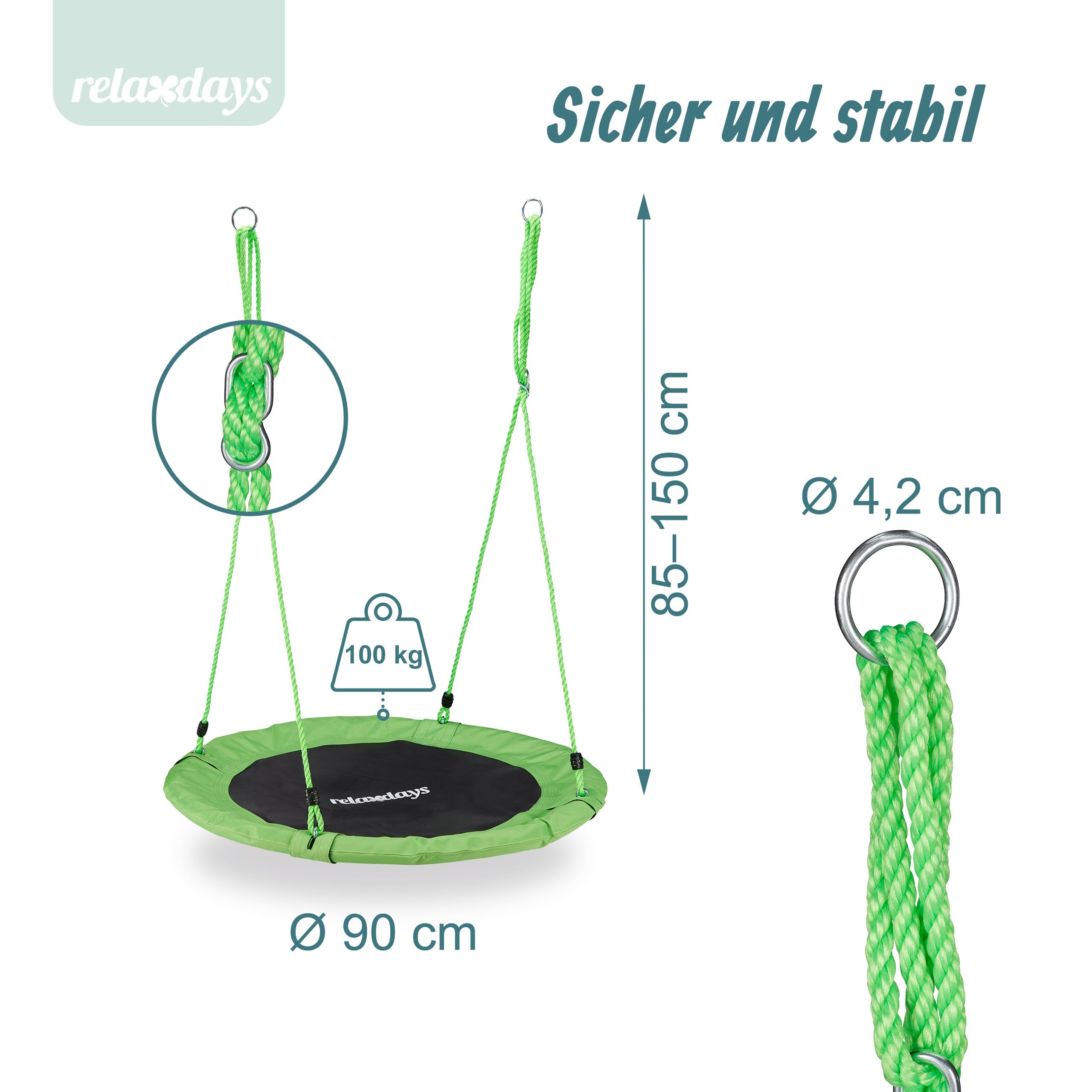 relaxdays-nestschaukel-rund-90-cm-gr-n-bis-100-kg image 4
