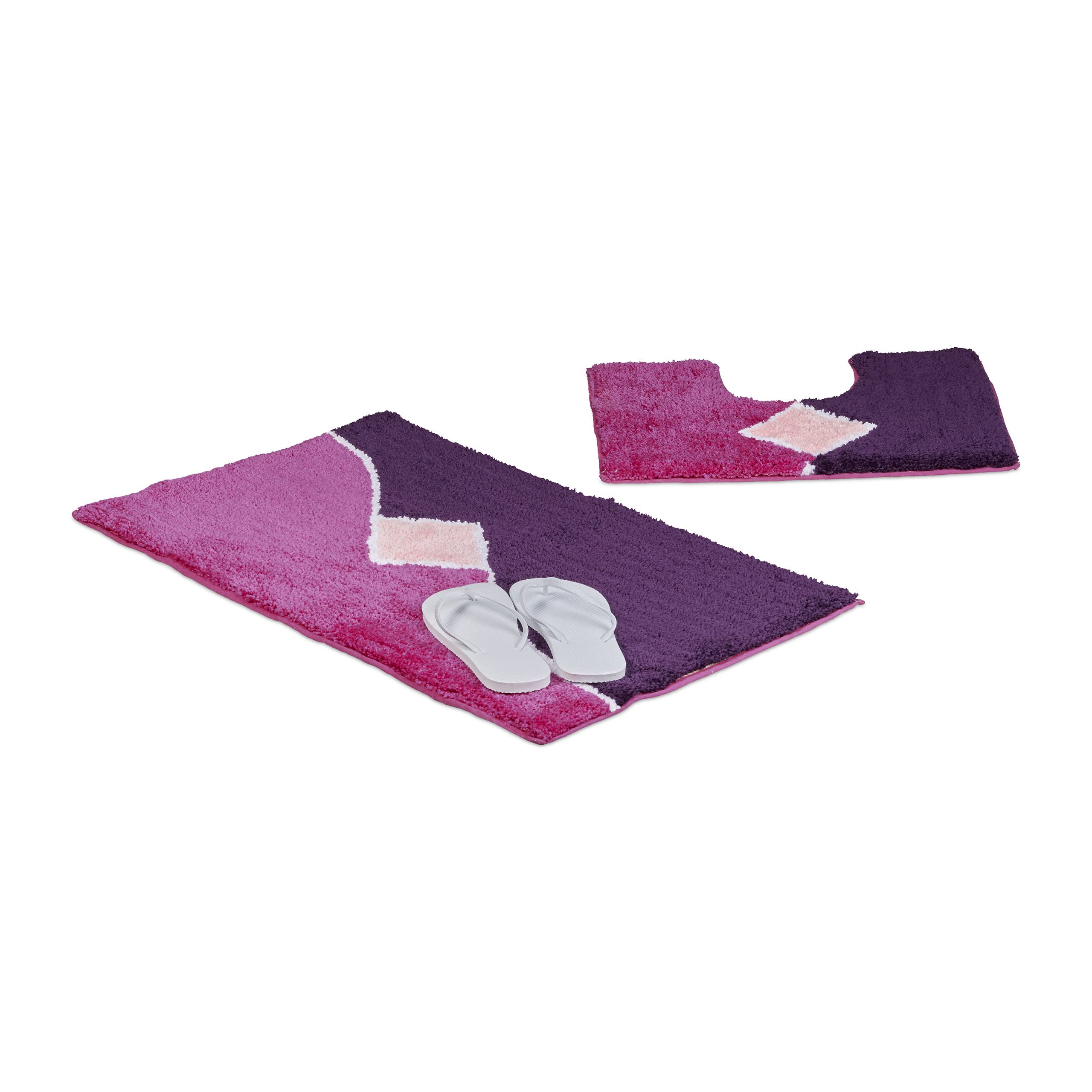 relaxdays-badgarnitur-2-teilig-blau-waschbar-80x50-cm image 5