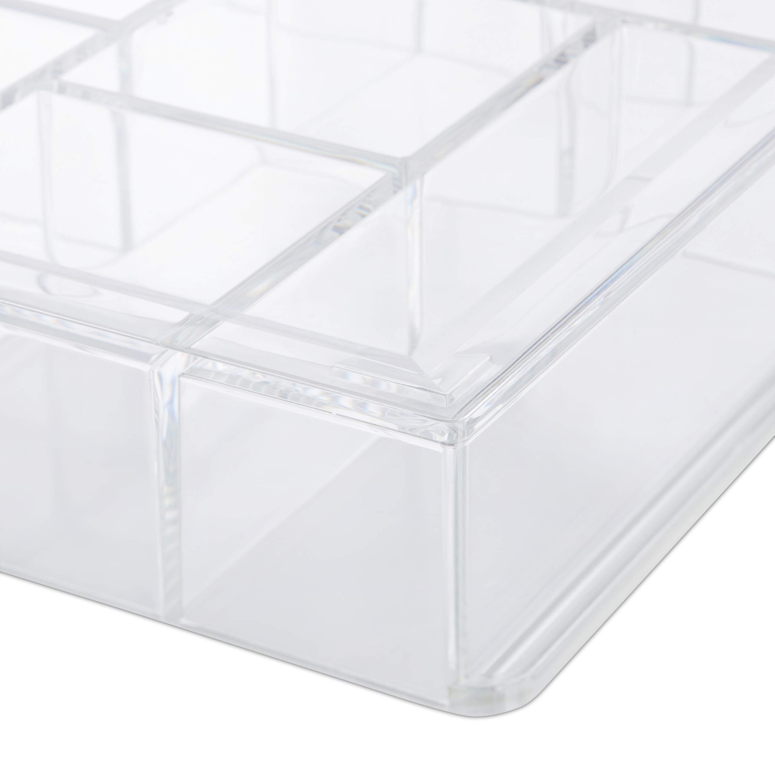 relaxdays-schubladen-organizer-transparent-gold-8-f-cher image 8