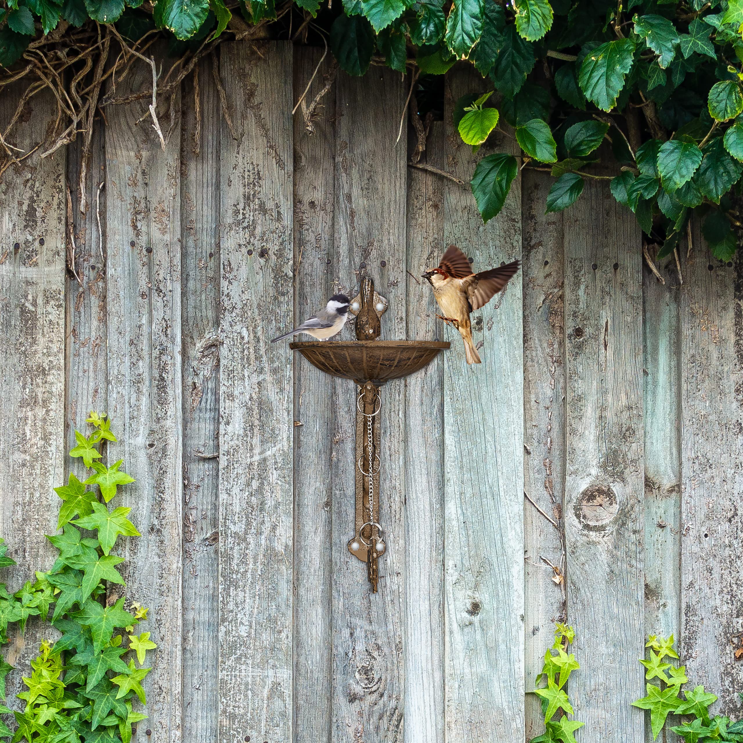 relaxdays-vogeltr-nke-gusseisen-welcome-wandmontage-braun image 3