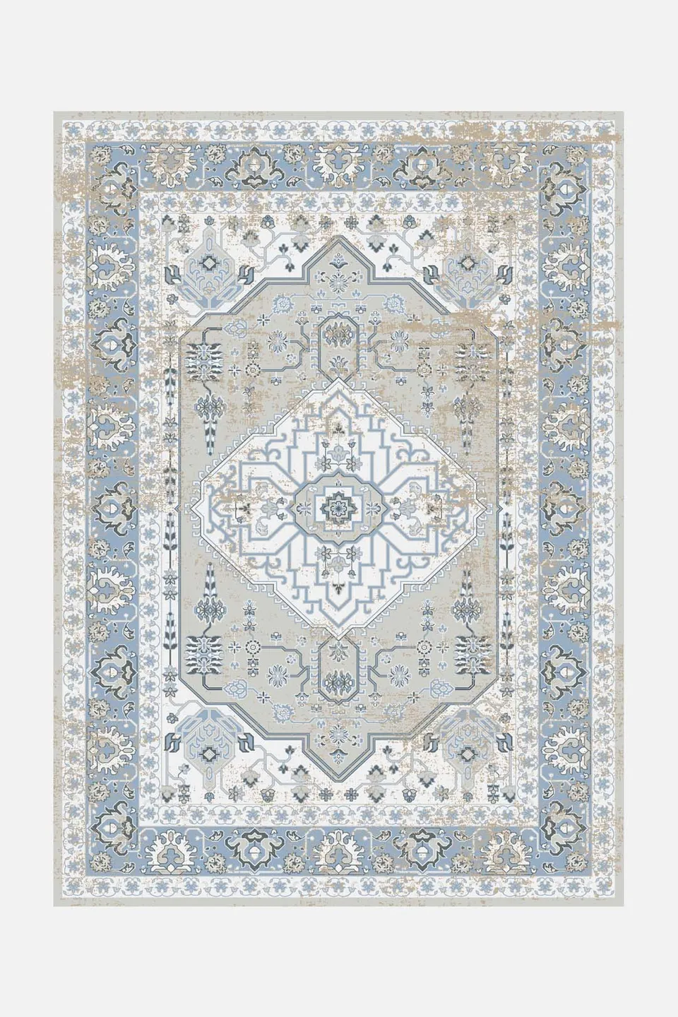 teppana-yalda-taubengrau-teppich-waschbarer-indoor-teppich image 1