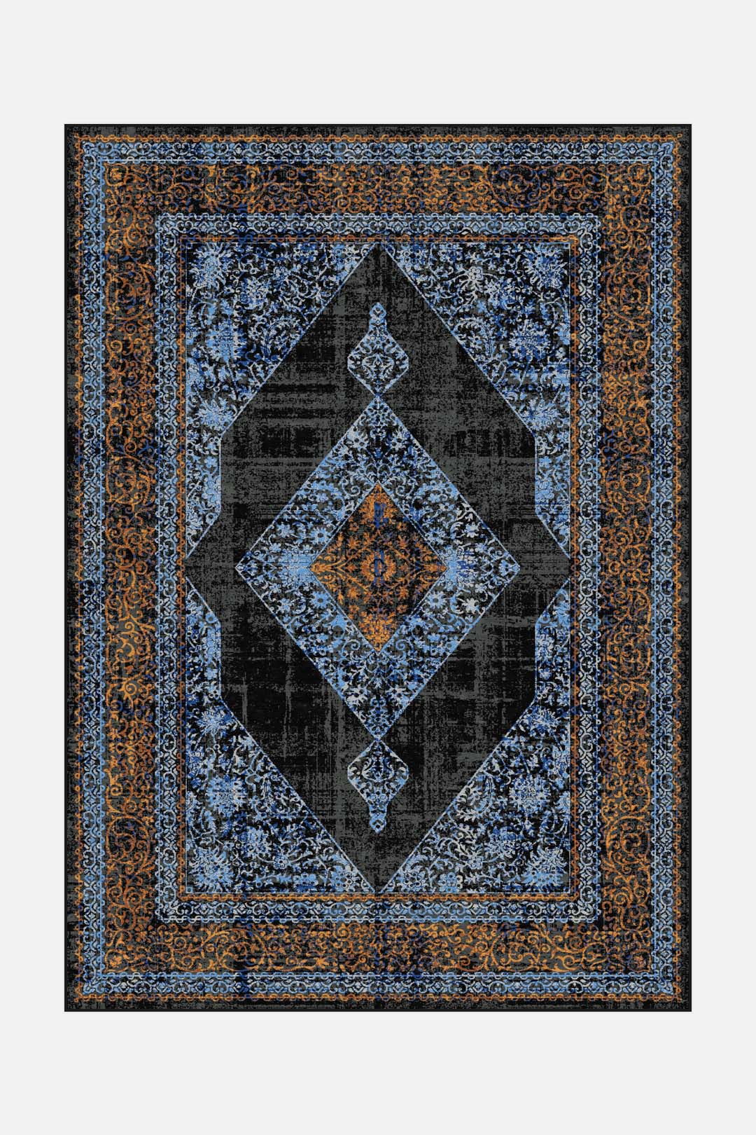 teppana-andrea-abend-teppich-waschbarer-indoor-teppich-blau image 1
