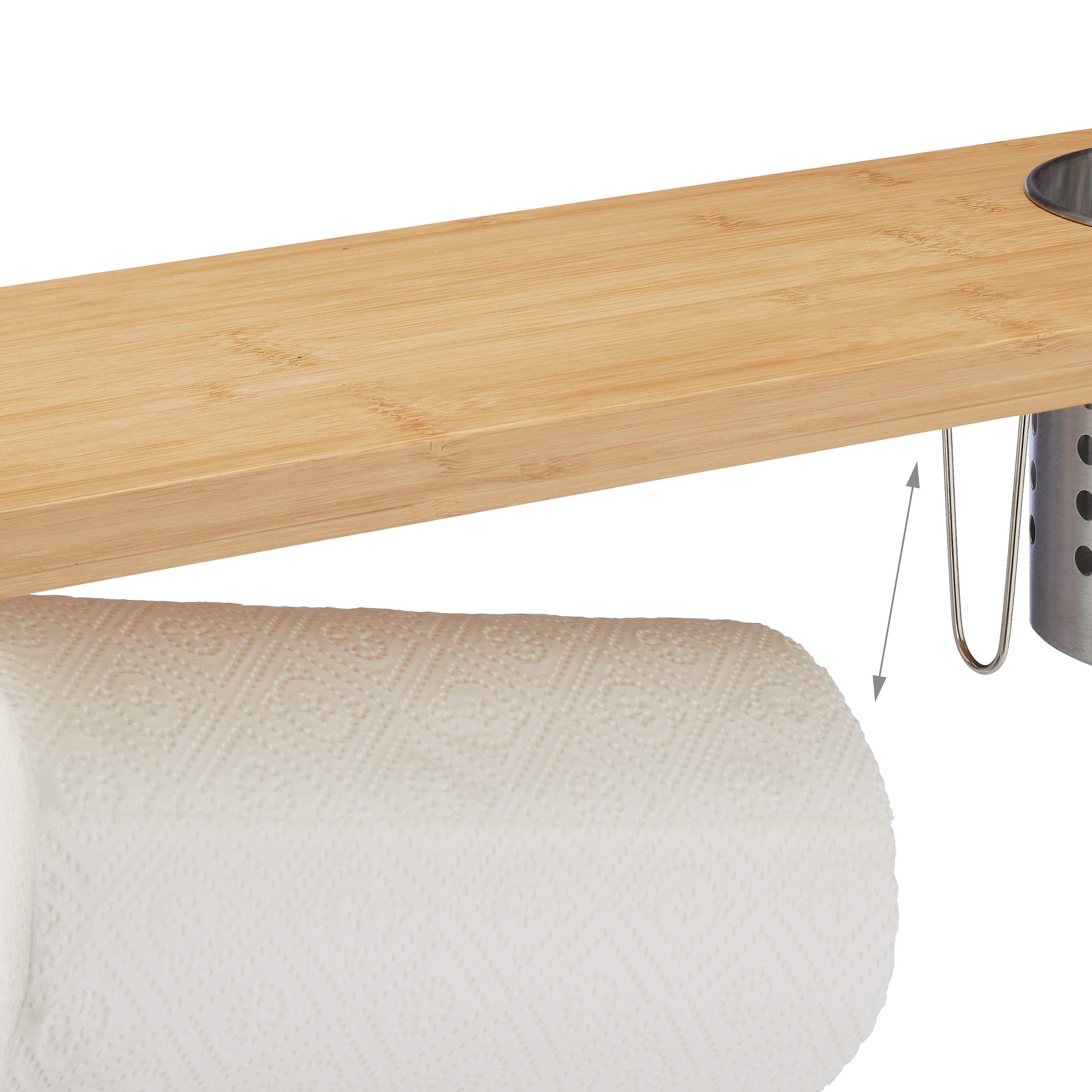 relaxdays-k-chenregal-bambus-3in1-21-x-55-x-18-cm-mit-rollenhalter image 7