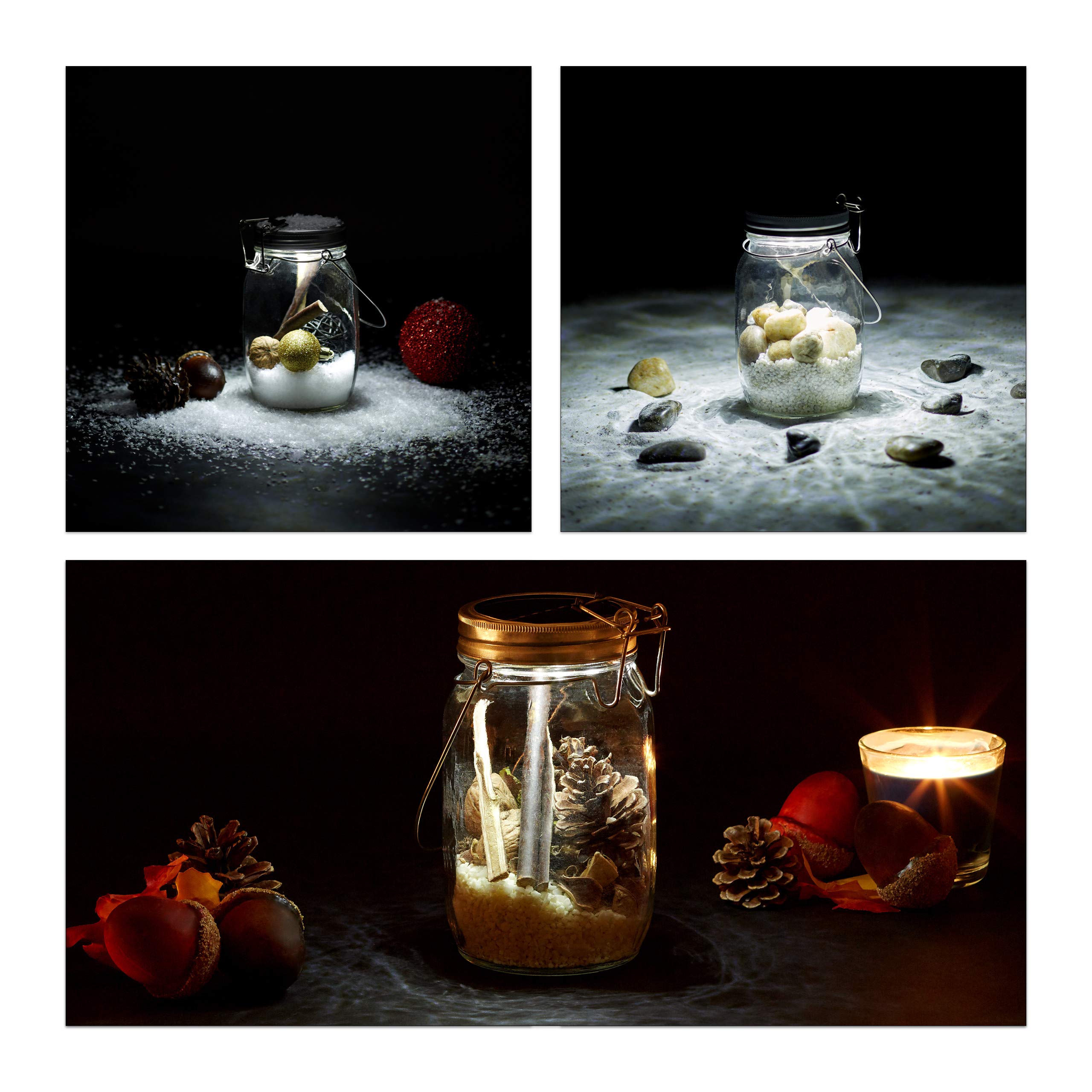 relaxdays-solarleuchte-einmachglas-1-l-mit-4-led-wei-wasserdicht-18-x-10-x-11-cm image 2