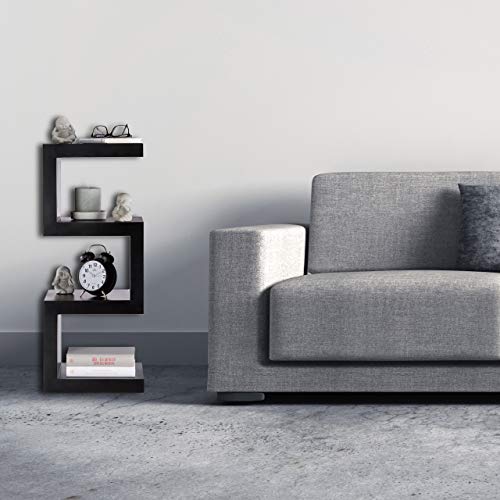relaxdays-retro-standregal-zickzack-75x30x30-cm-schwarz image 8