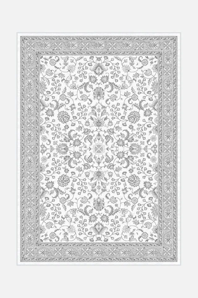 teppana-parsian-hellgrau-teppich-waschbar-persisch image 1