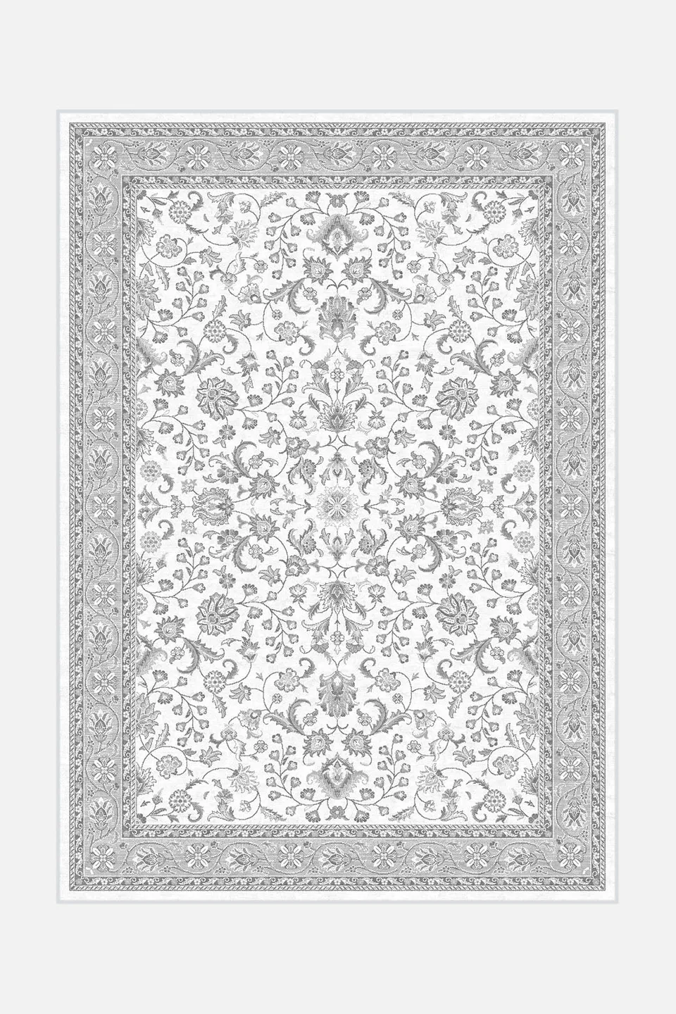 teppana-parsian-hellgrau-teppich-waschbar-persisch image 1